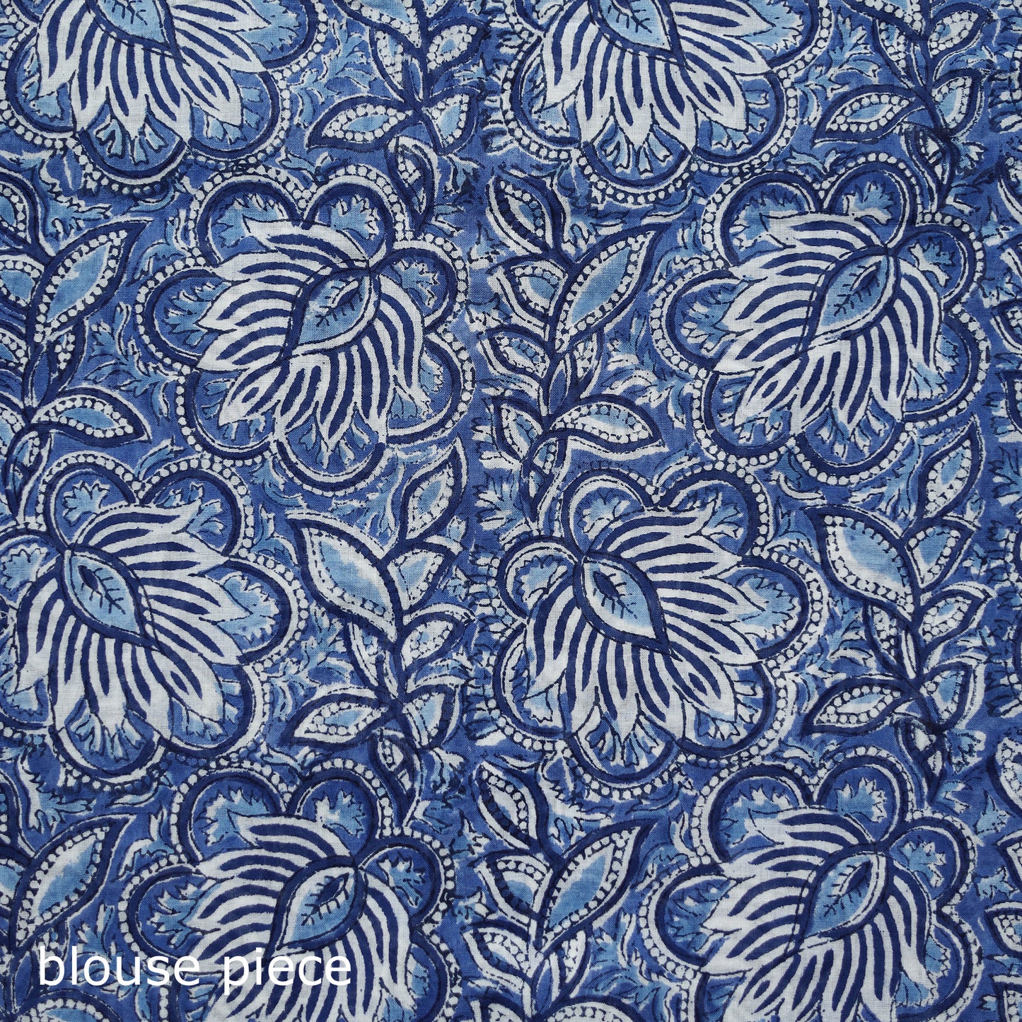 Blue - Shibori Tie-Dye Kota Doria Cotton Saree 54