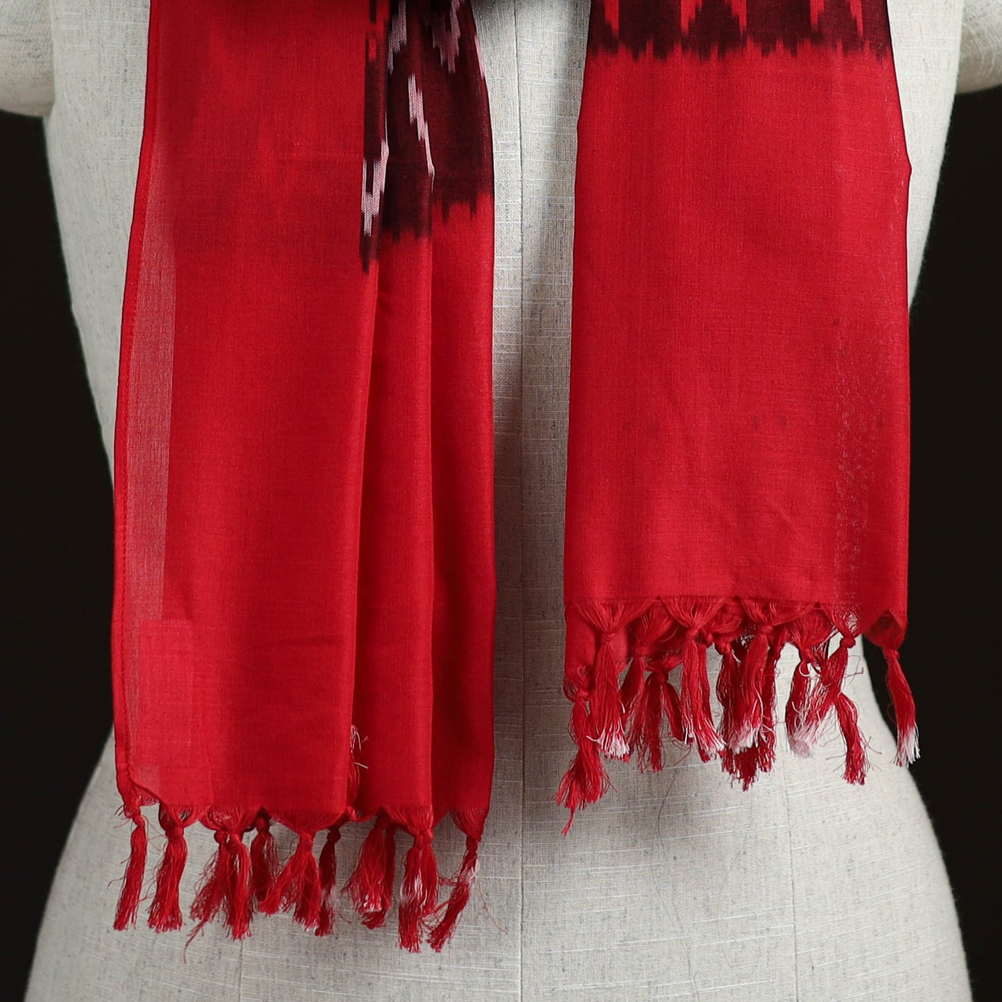 Pochampally Ikat Weave Cotton Stole 16