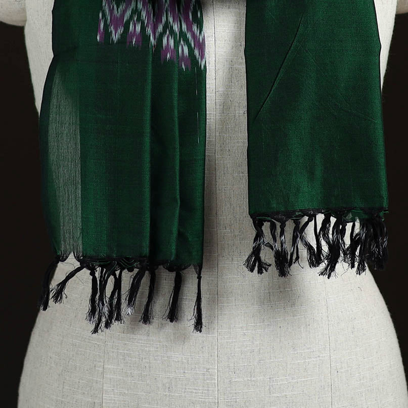 Pochampally Ikat Weave Cotton Stole 17
