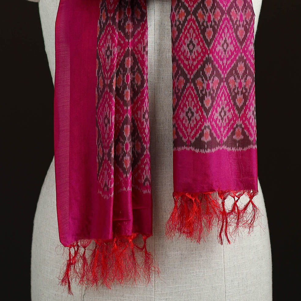Pochampally Ikat Weave Sico Stole 39