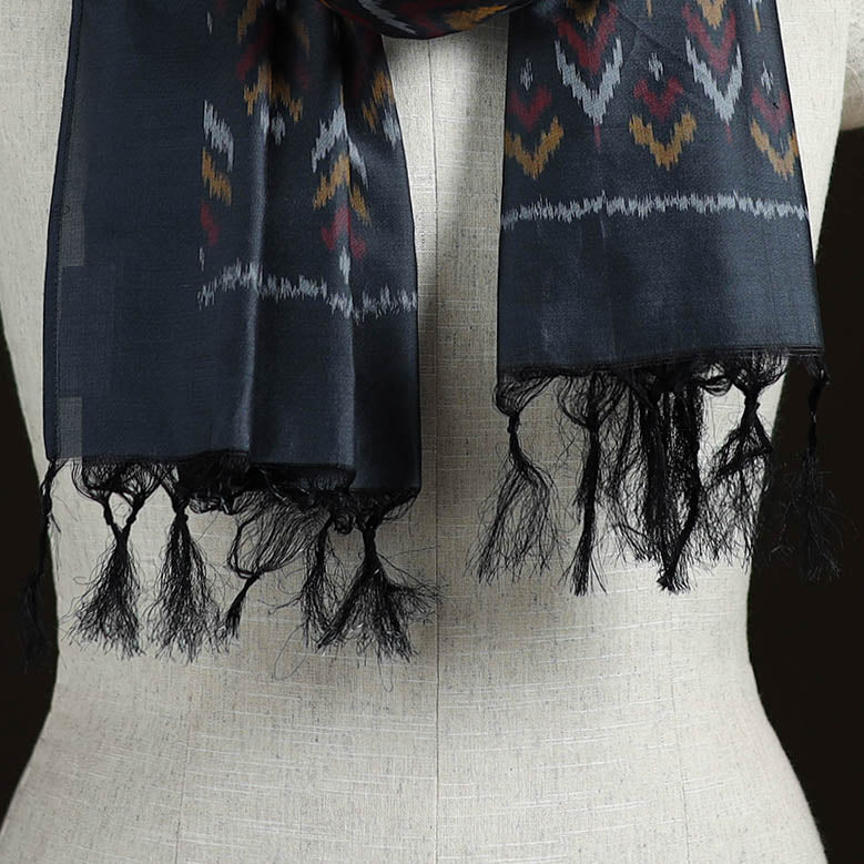 Blue - Pochampally Ikat Weave Sico Stole 31