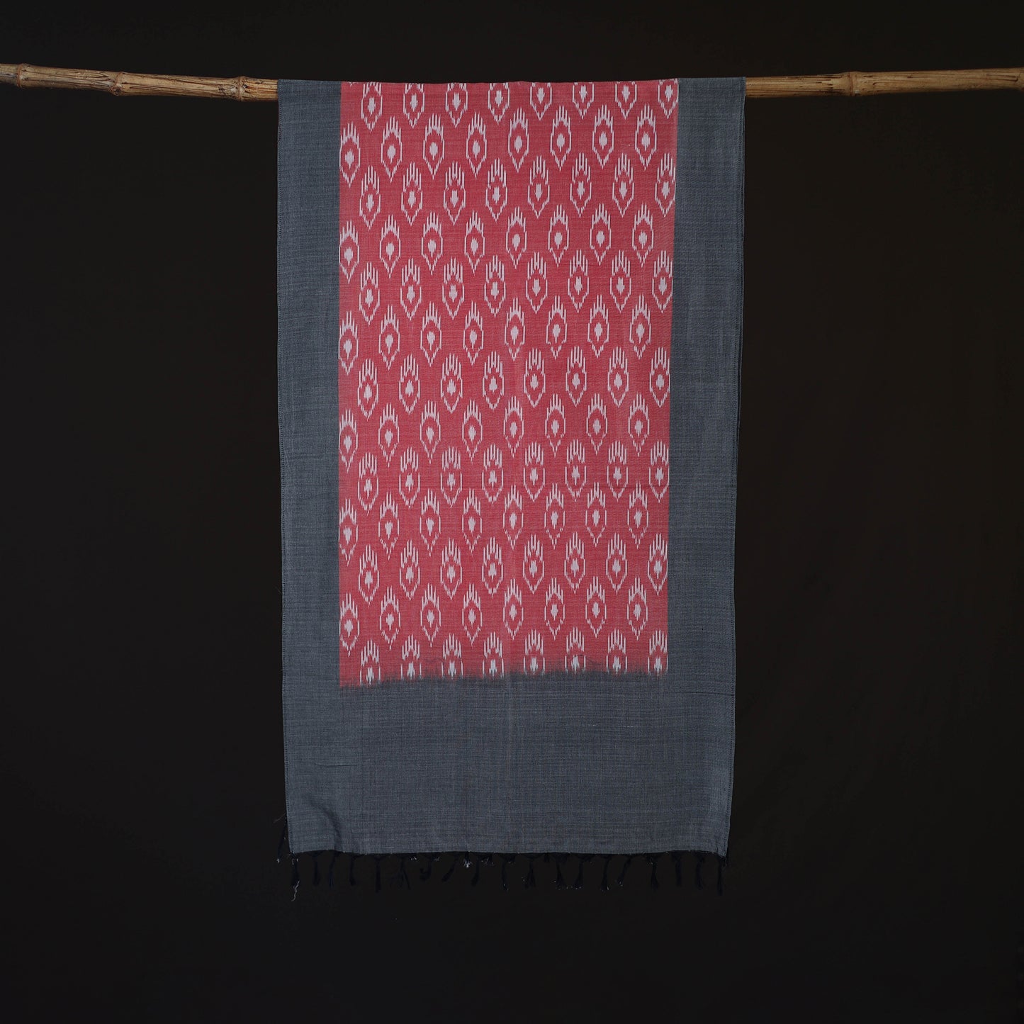 Pochampally Ikat Weave Cotton Stole 27