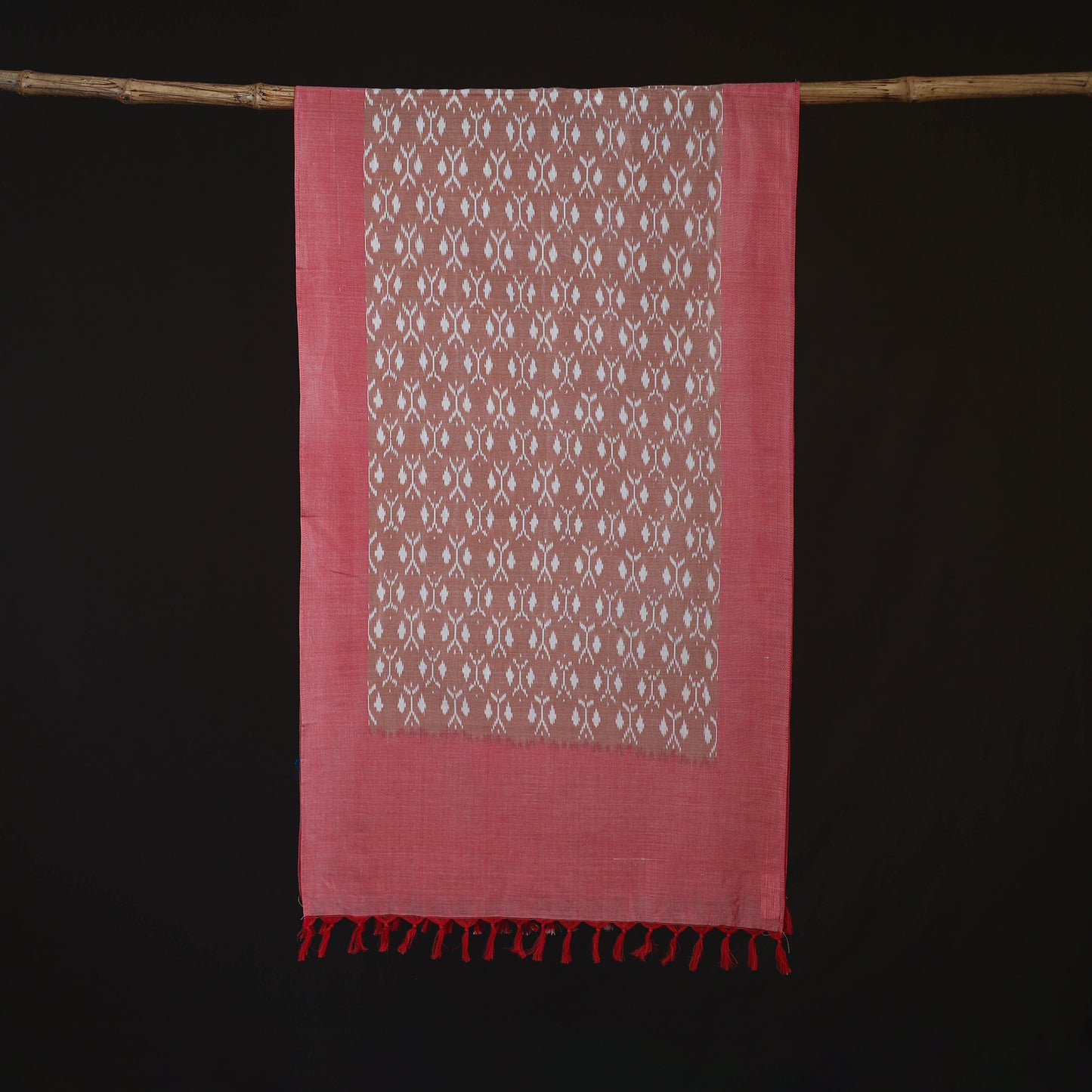 Pochampally Ikat Weave Cotton Stole 30