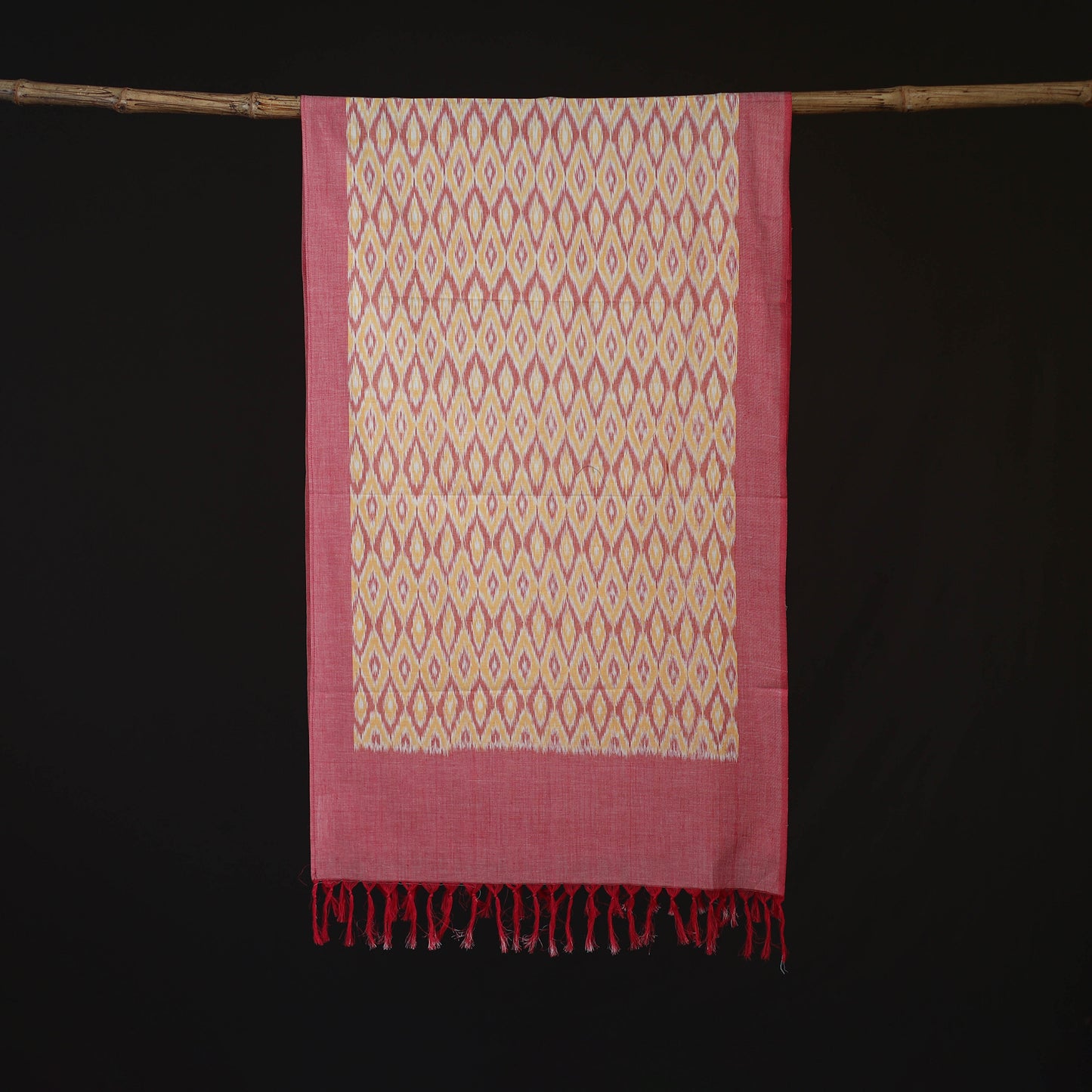 Pochampally Ikat Weave Cotton Stole 21
