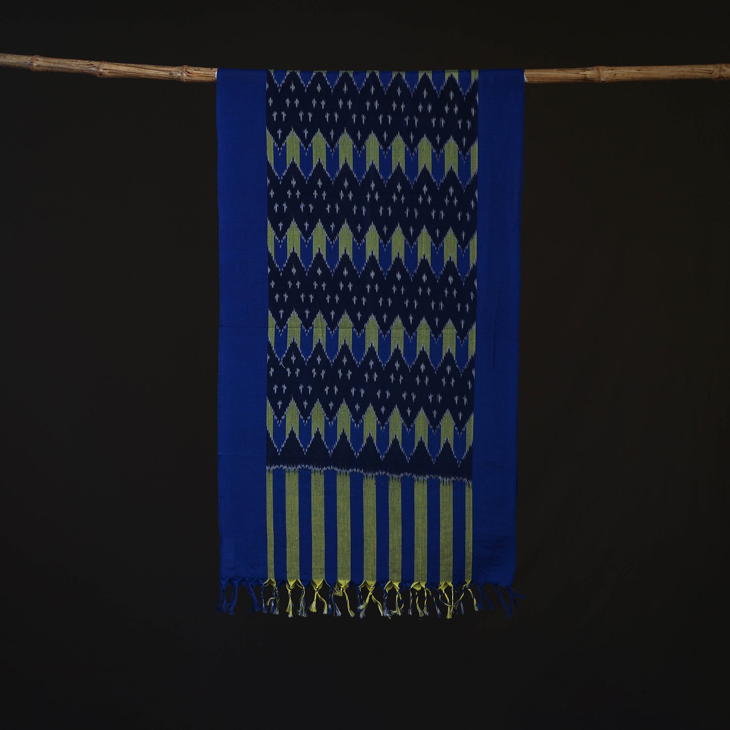 Pochampally Ikat Weave Cotton Stole 15