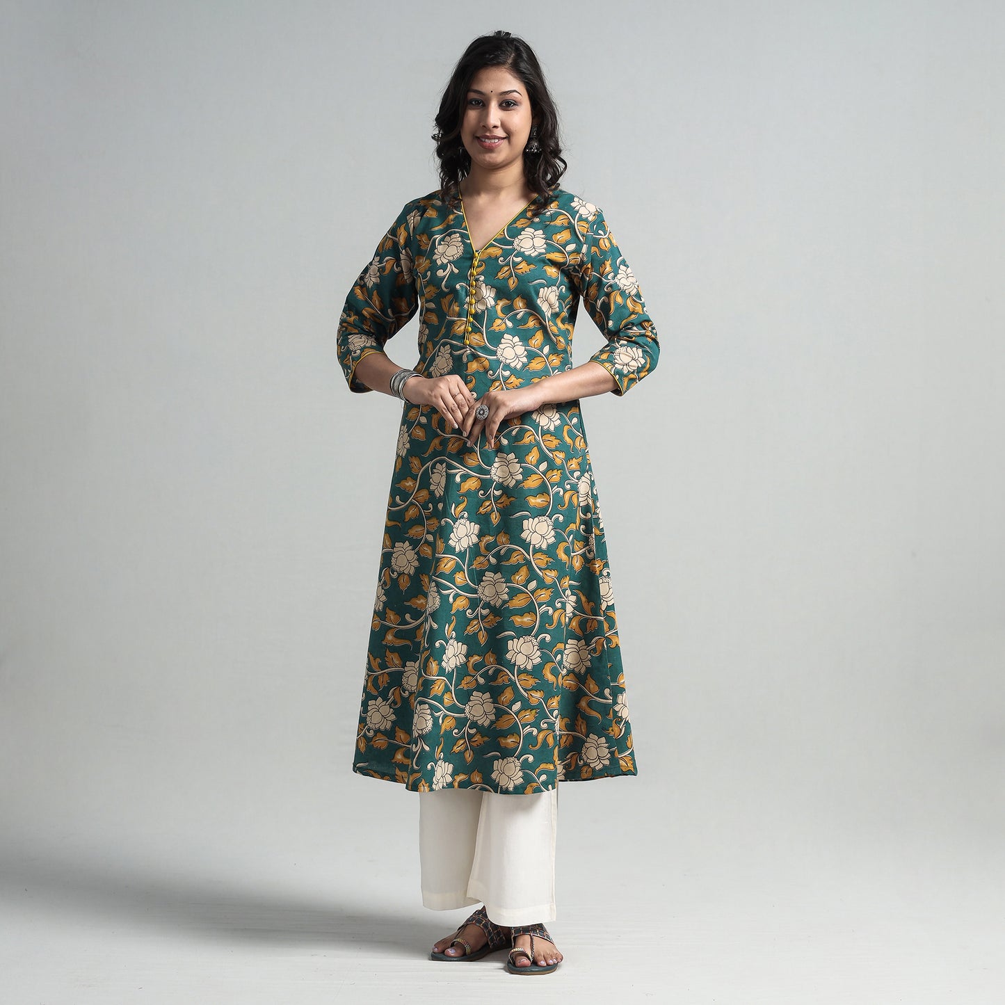 Kalamkari Printed Kurta