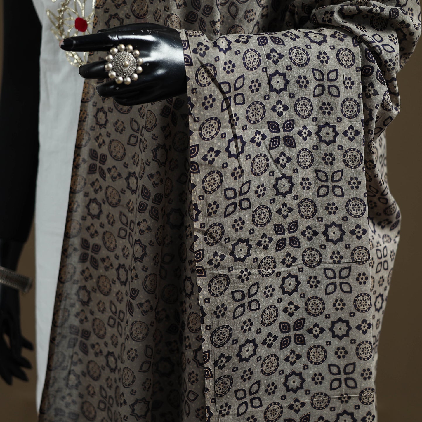 Sanganeri Hand Block Print Pure Mul Cotton Dupatta 42