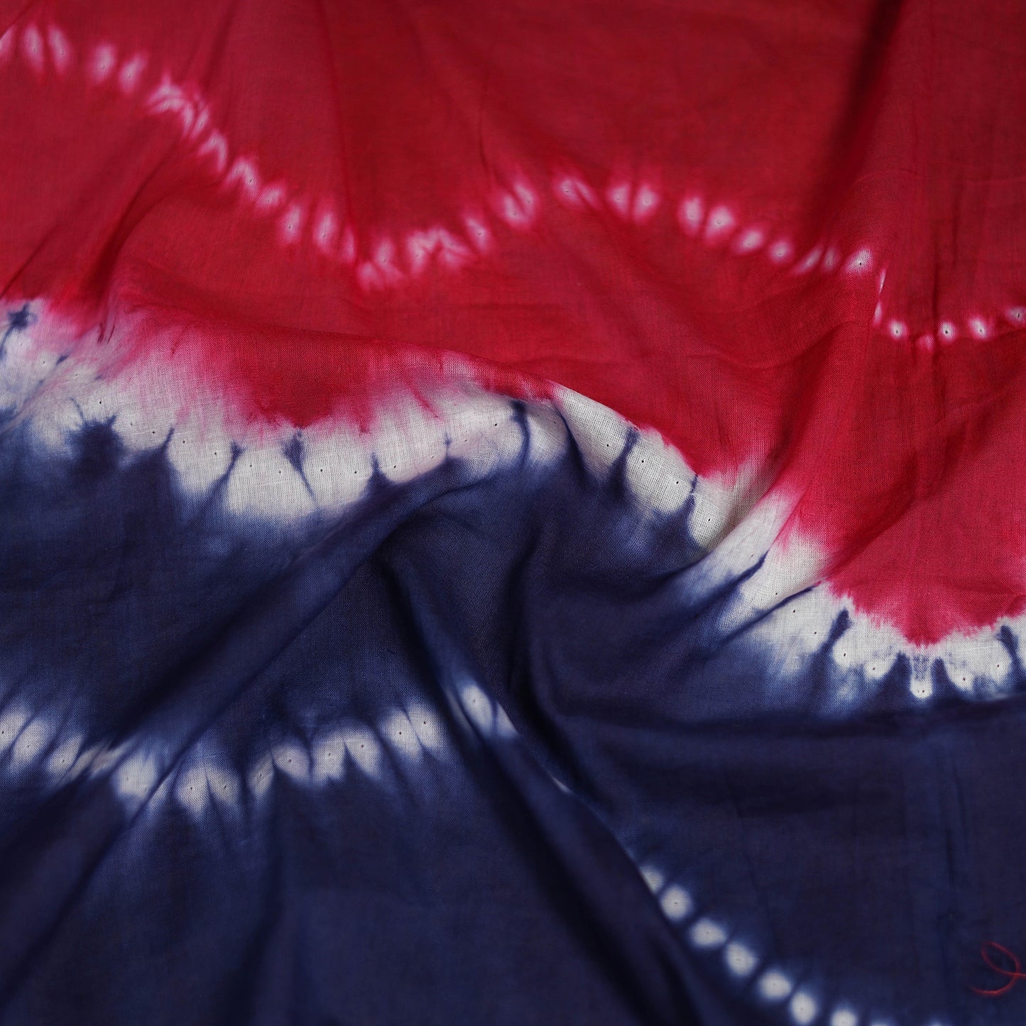 Multicolor - Shibori Tie-Dye Pure Mul Cotton Scarf 11