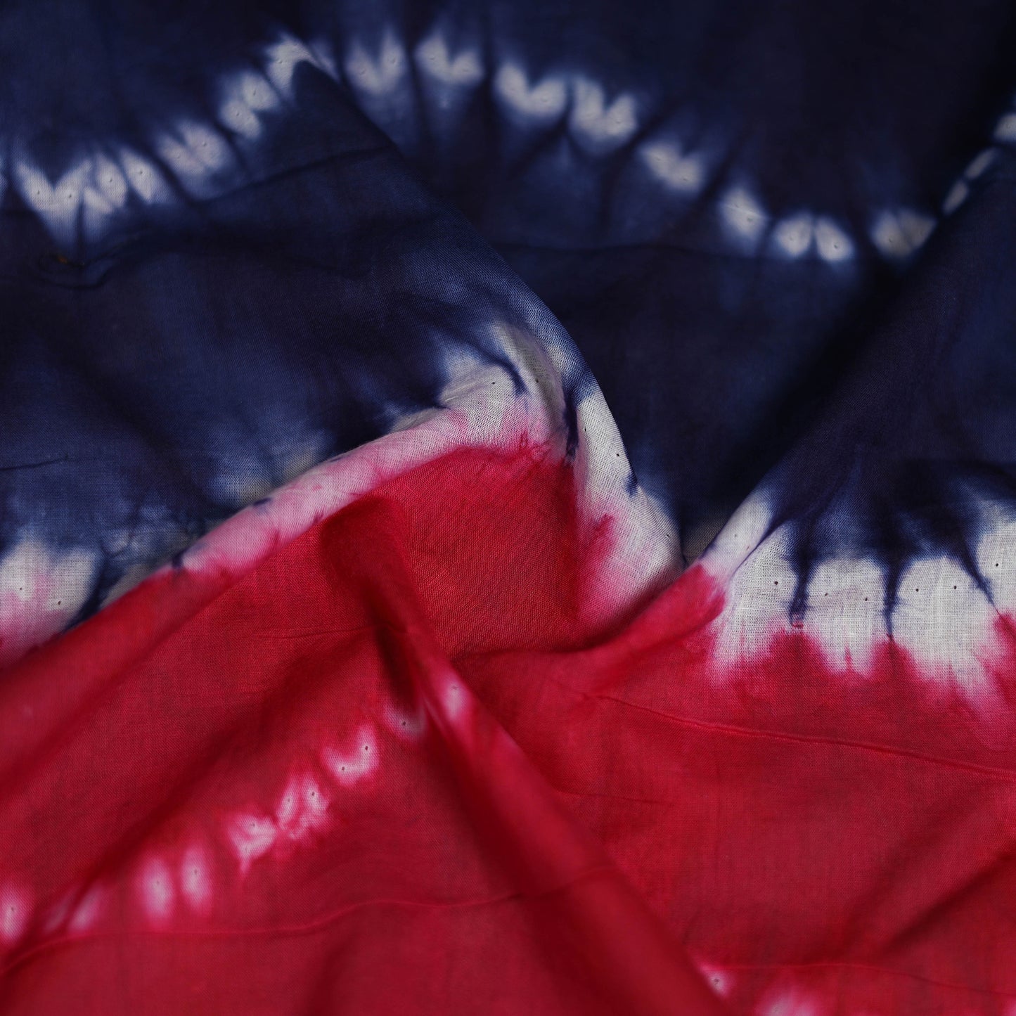 Multicolor - Shibori Tie-Dye Pure Mul Cotton Scarf 06