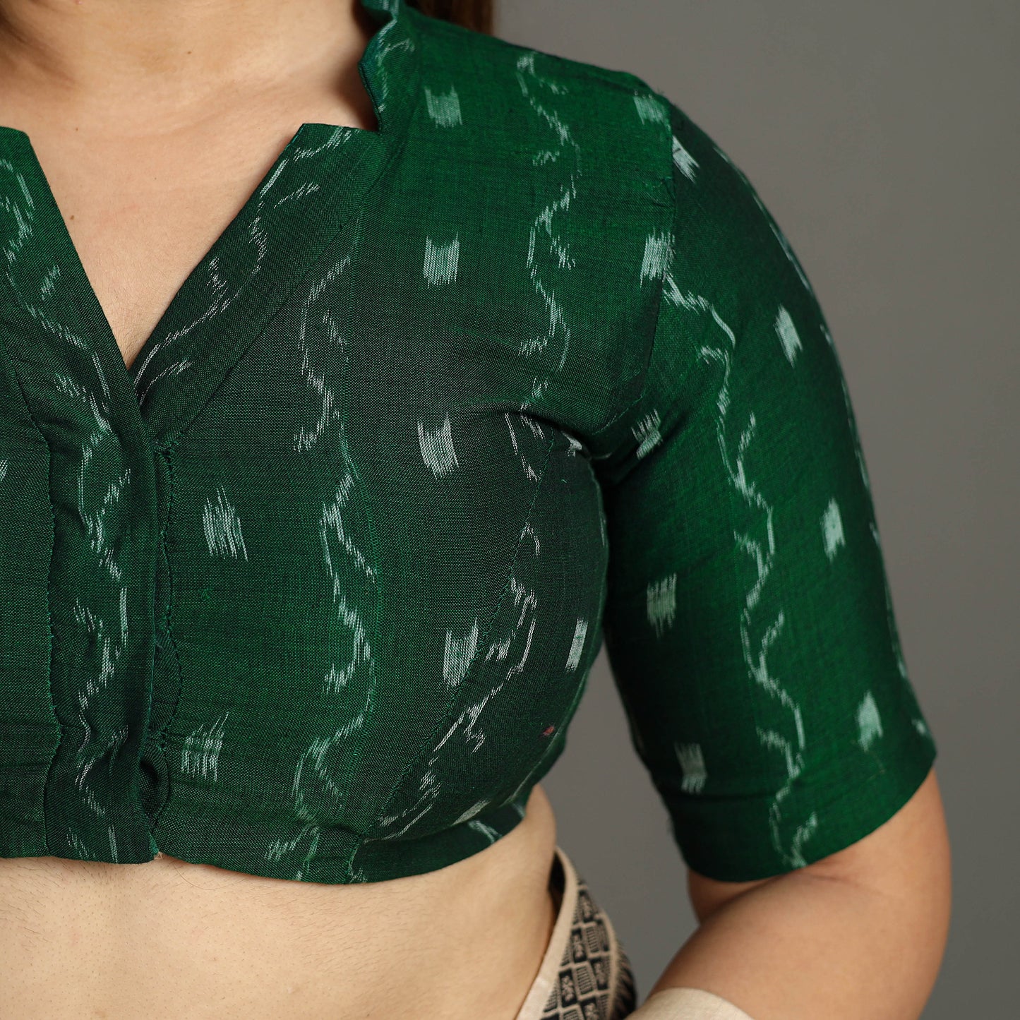 Explore Handwoven Cotton Sambalpuri Ikat Blouse l iTokri.com