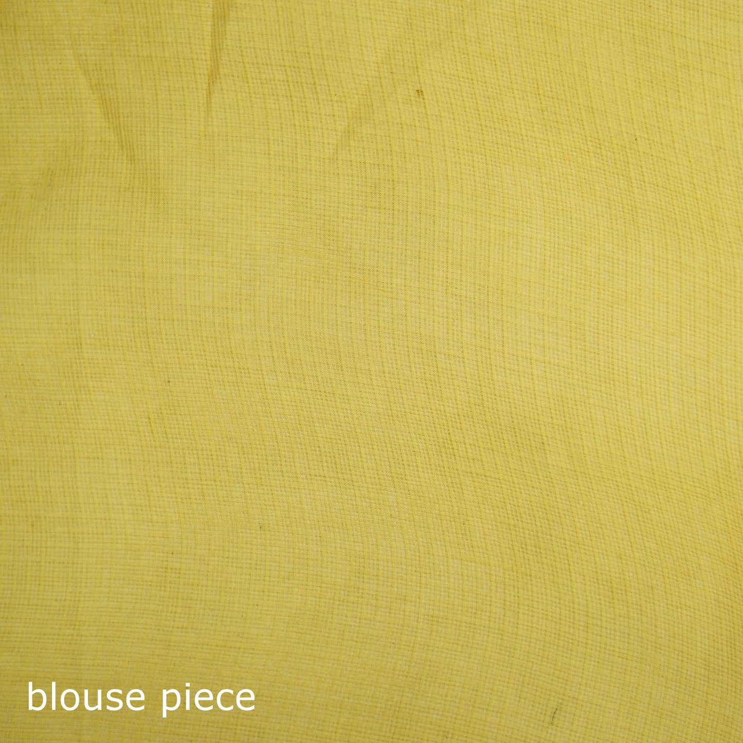Yellow - Nazaakat Kota Doria Cotton Plain Saree with Blouse & Jewellery Set 17