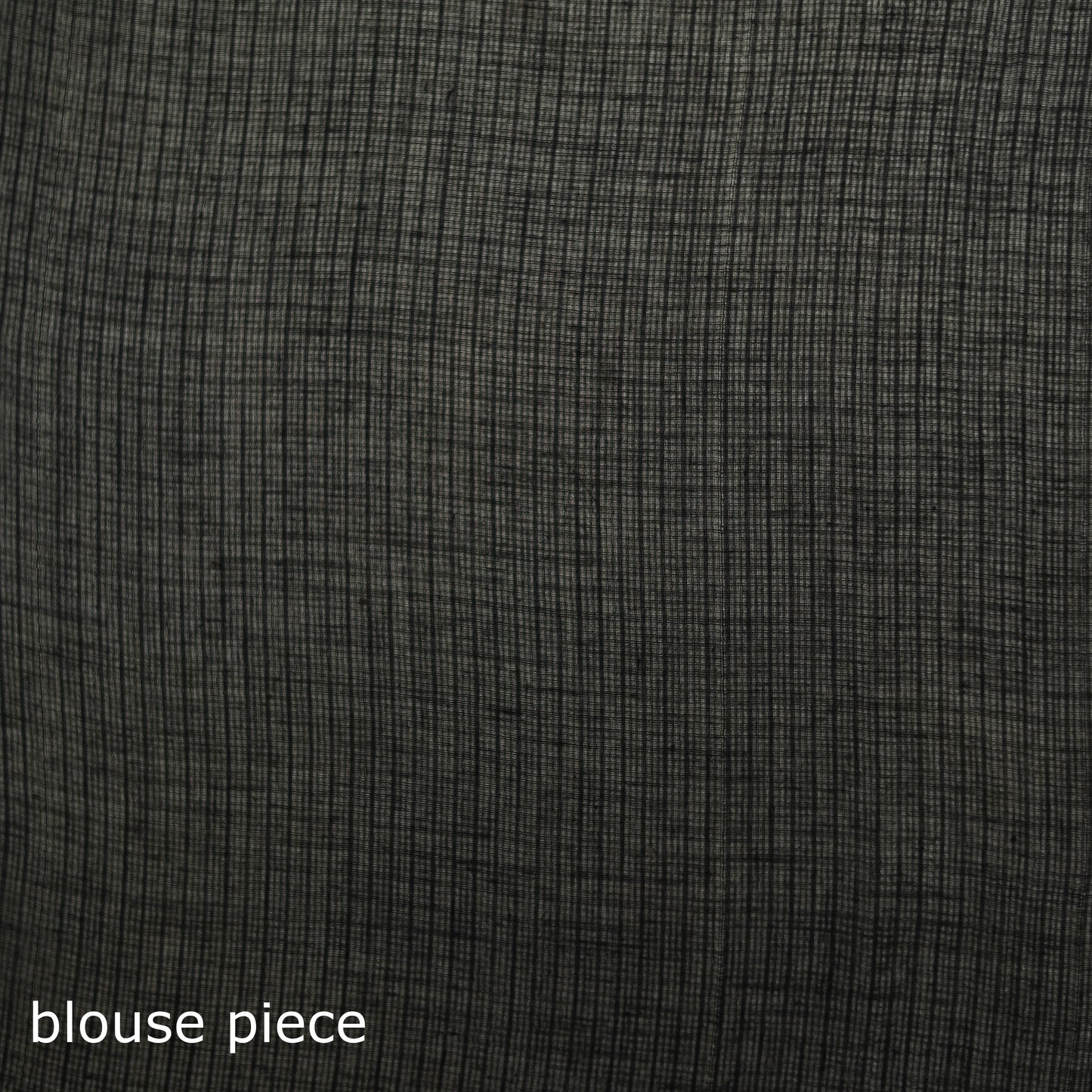 Black - Nazaakat Kota Doria Cotton Plain Saree with Blouse & Jewellery Set 41