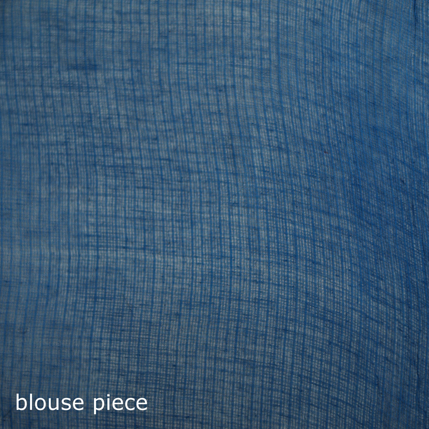 Blue - Nazaakat Kota Doria Cotton Plain Saree with Blouse & Jewellery Set 54