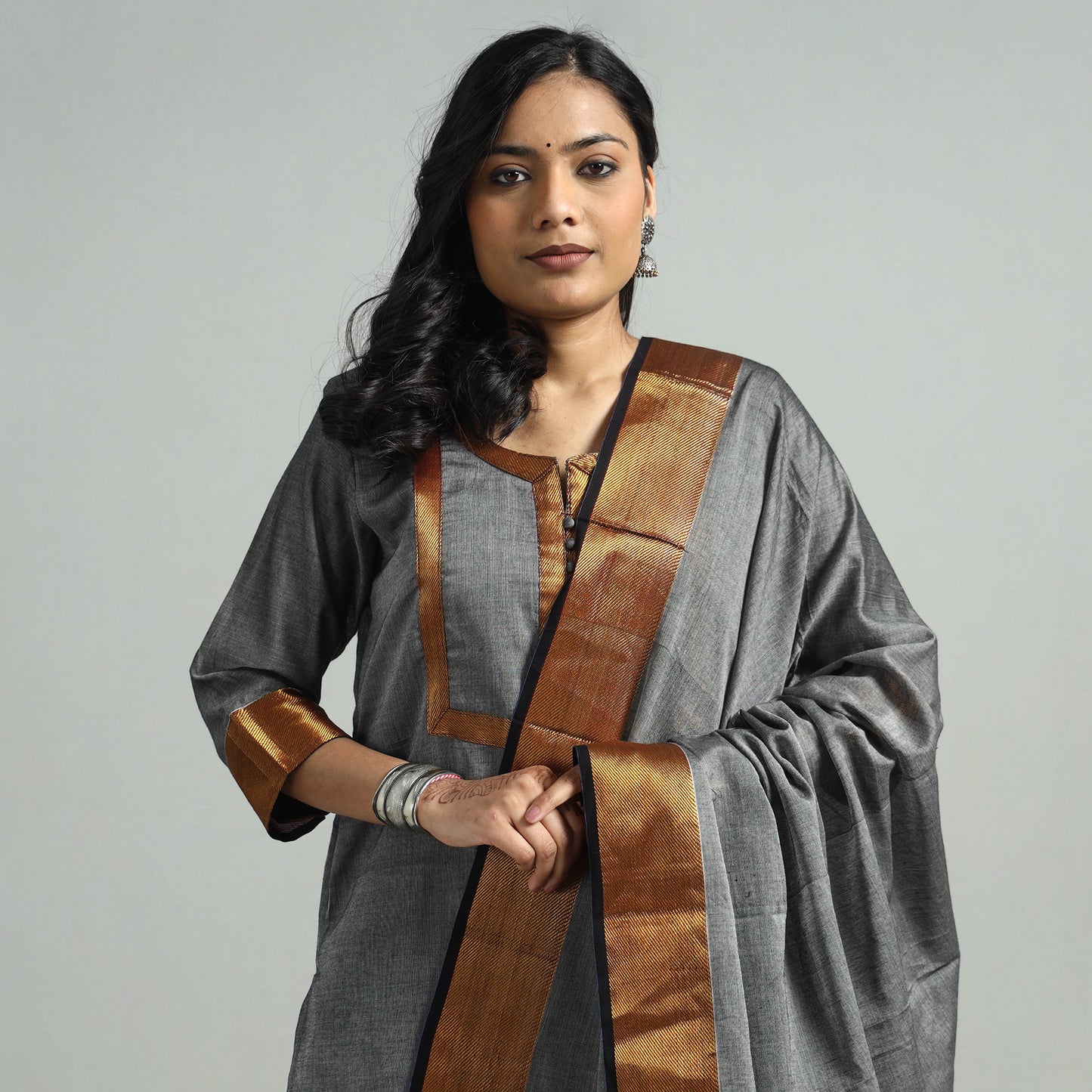 Dharwad Kurta with Palazzo & Dupatta Set