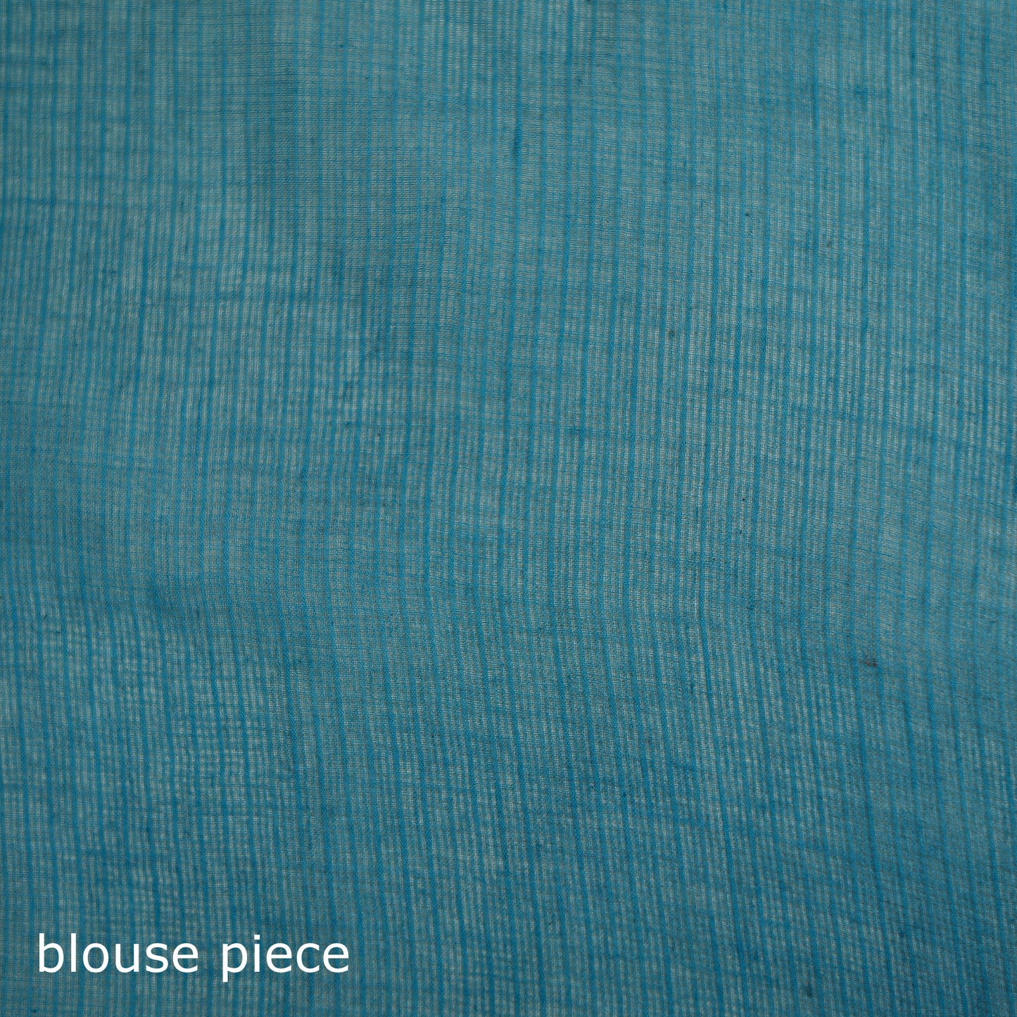 Blue - Nazaakat Kota Doria Cotton Plain Saree with Blouse & Jewellery Set 86