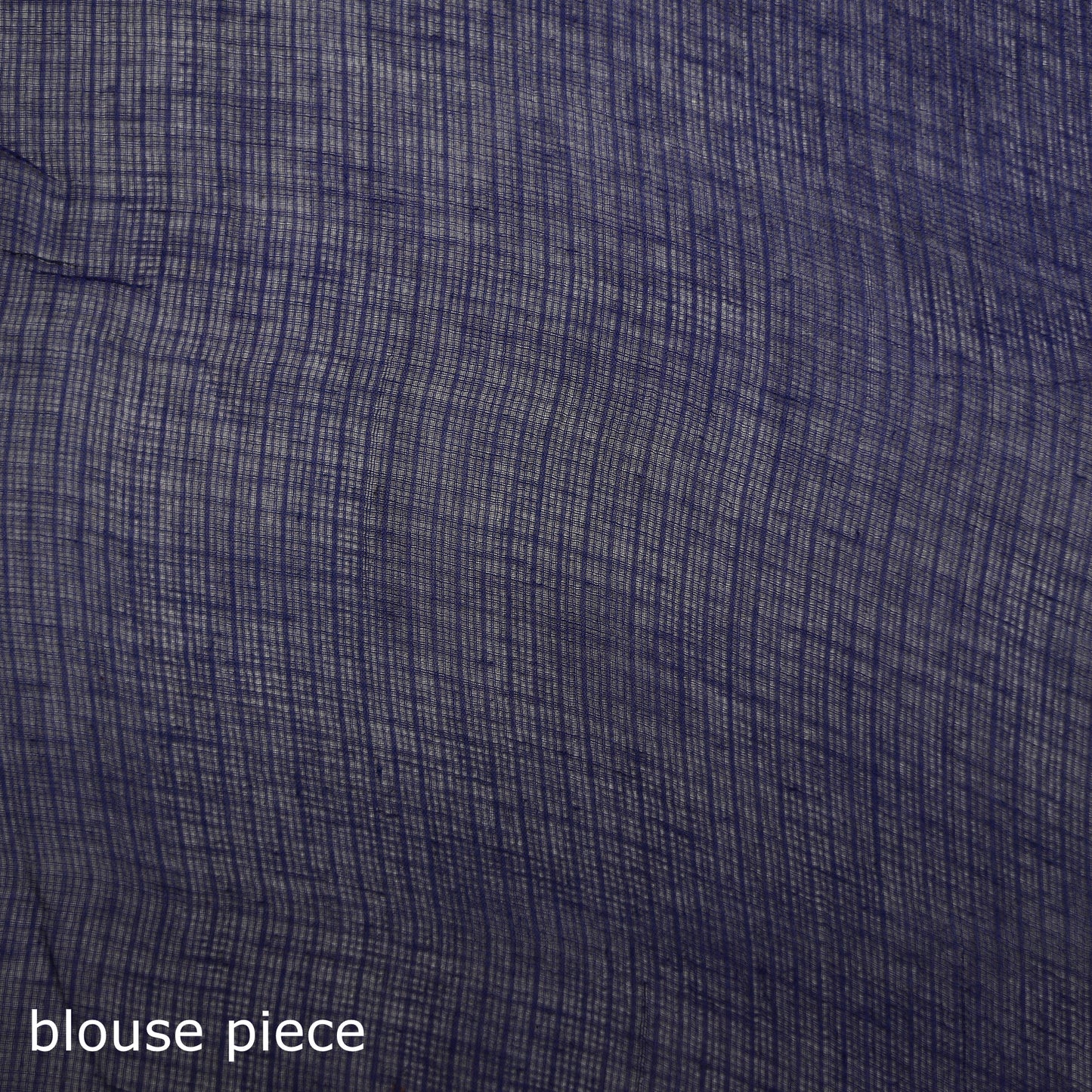 Blue - Nazaakat Kota Doria Cotton Plain Saree with Blouse & Jewellery Set 138