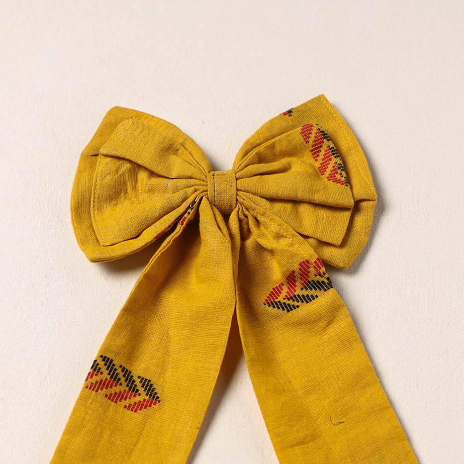 Handmade Fabric Bow Hair Clip