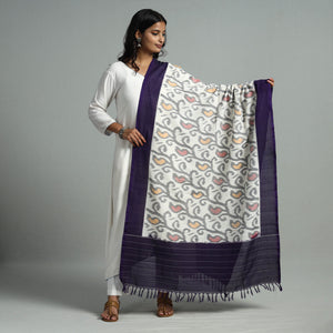 Pochampally Ikat Weave Cotton Handloom Dupatta 18