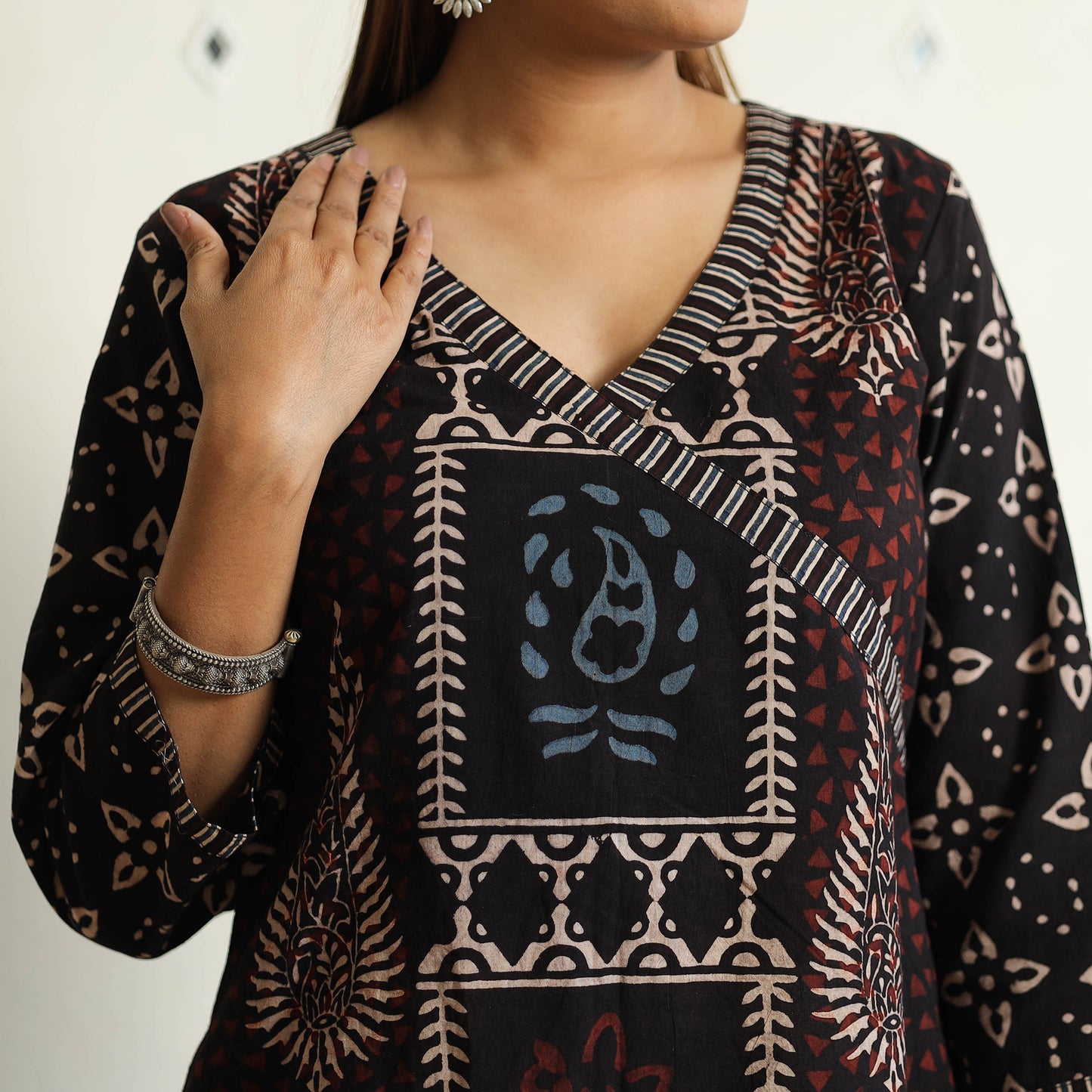 Ajrakh Block Printed Kurta
