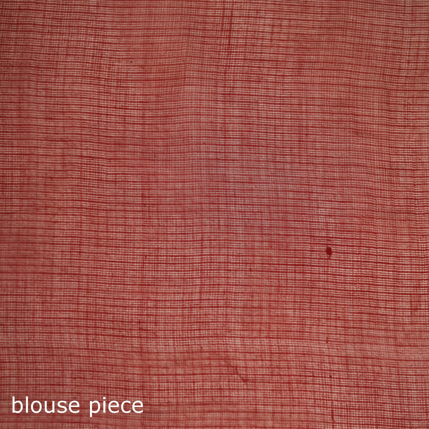 Red - Nazaakat Kota Doria Cotton Plain Saree with Blouse & Jewellery Set 146