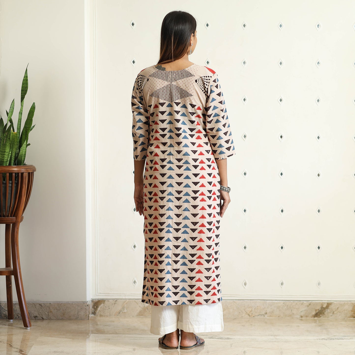 Ajrakh Block Printed Kurta