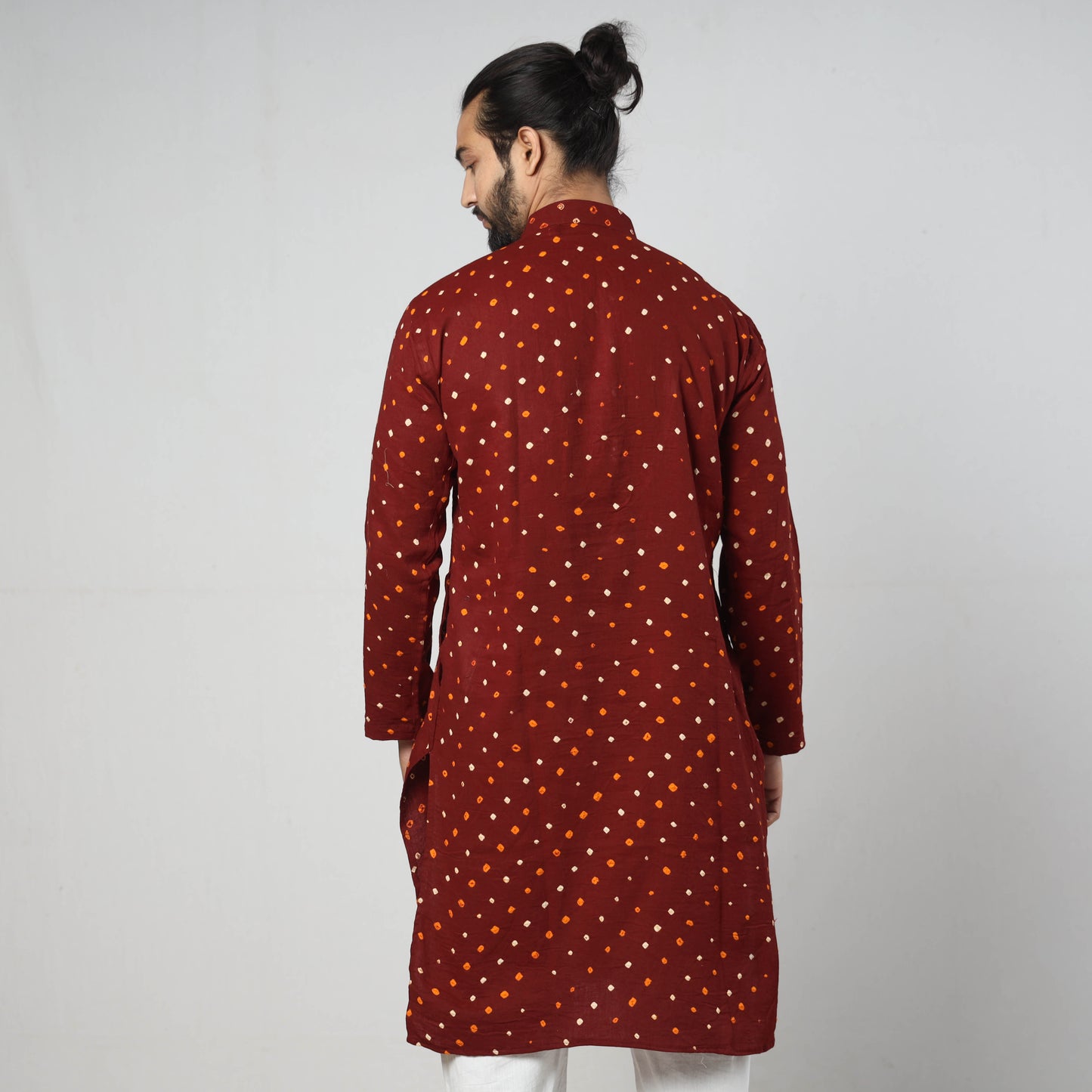bandhani men kurta