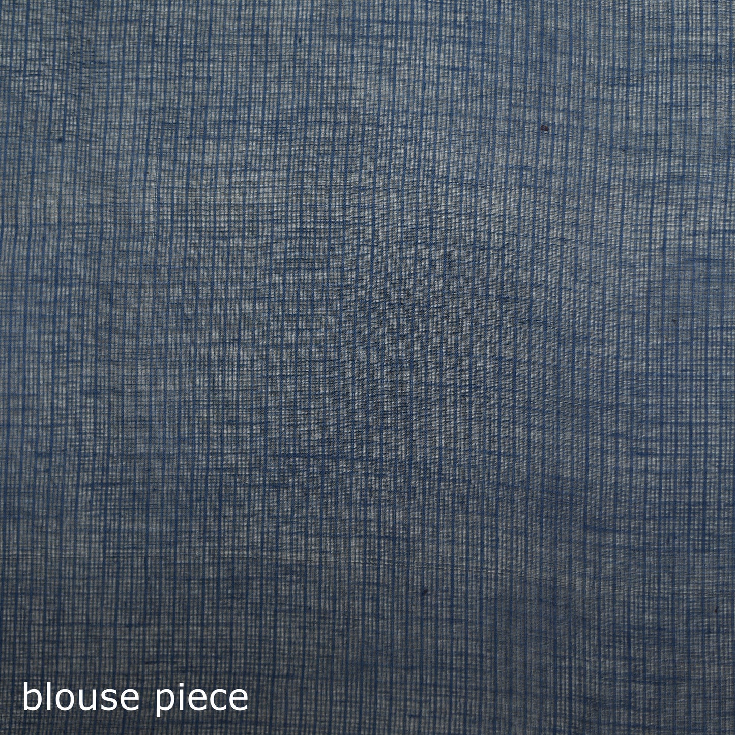 Blue - Nazaakat Kota Doria Cotton Plain Saree with Blouse & Jewellery Set 158