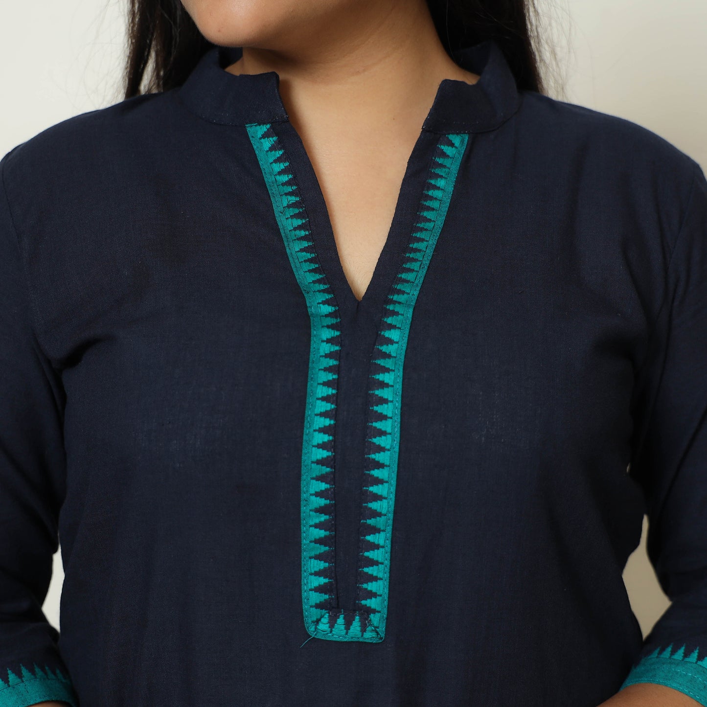 Dharwad Cotton Kurta with Palazzo & Dupatta Set 05