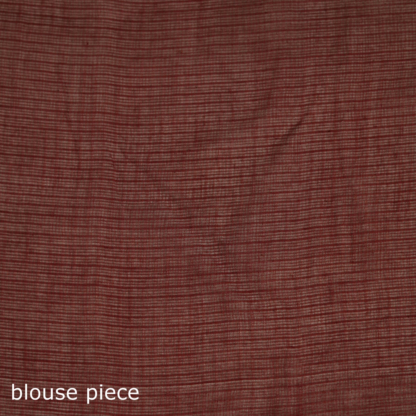 Red - Nazaakat Kota Doria Cotton Plain Saree with Blouse & Jewellery Set 172