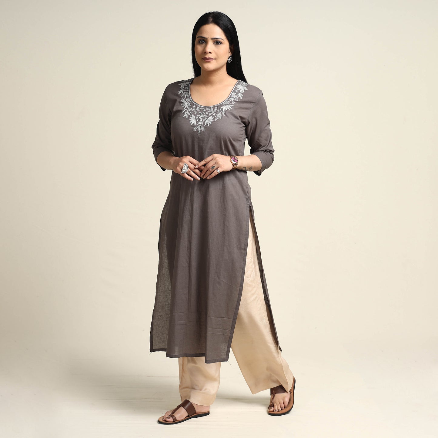 embroidery cotton kurta