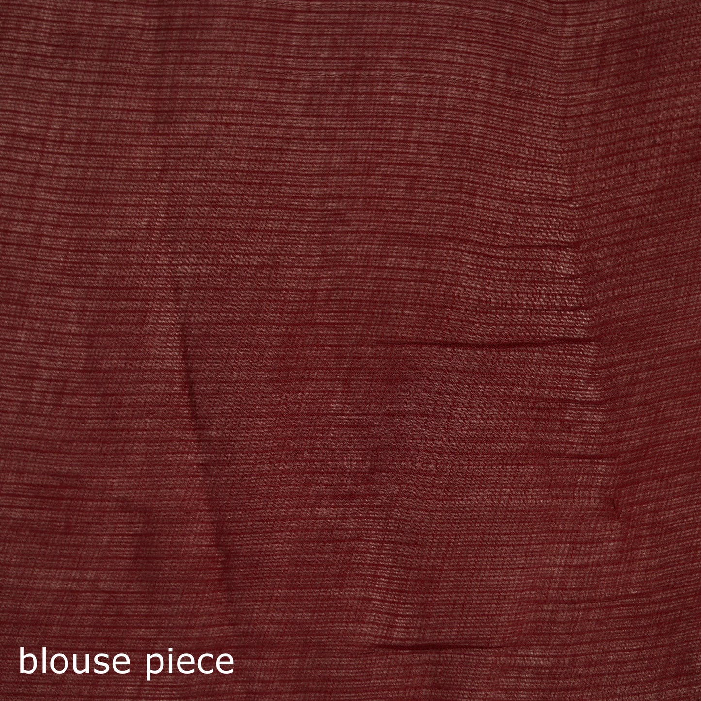 Red - Nazaakat Kota Doria Cotton Plain Saree with Blouse & Jewellery Set 175