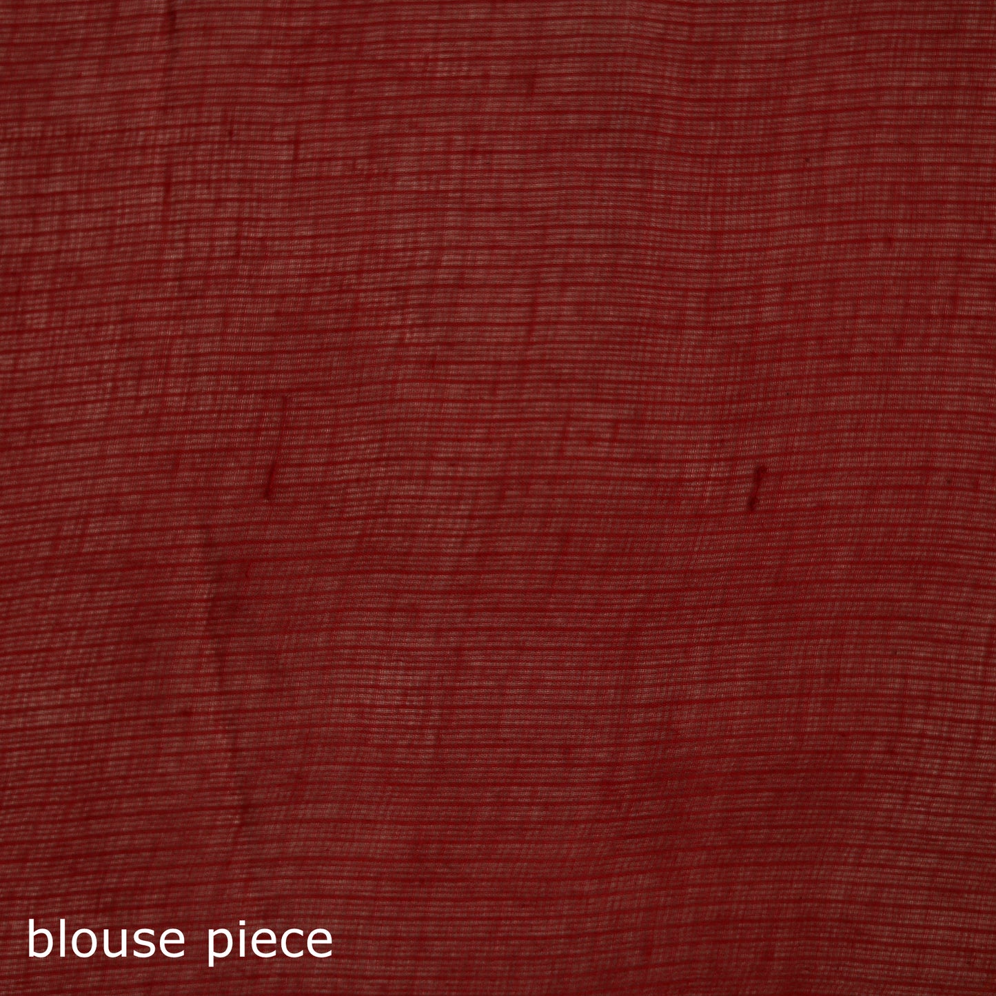 Red - Nazaakat Kota Doria Cotton Plain Saree with Blouse & Jewellery Set 178