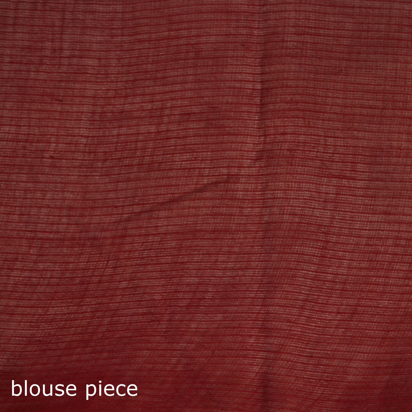 Red - Nazaakat Kota Doria Cotton Plain Saree with Blouse & Jewellery Set 183