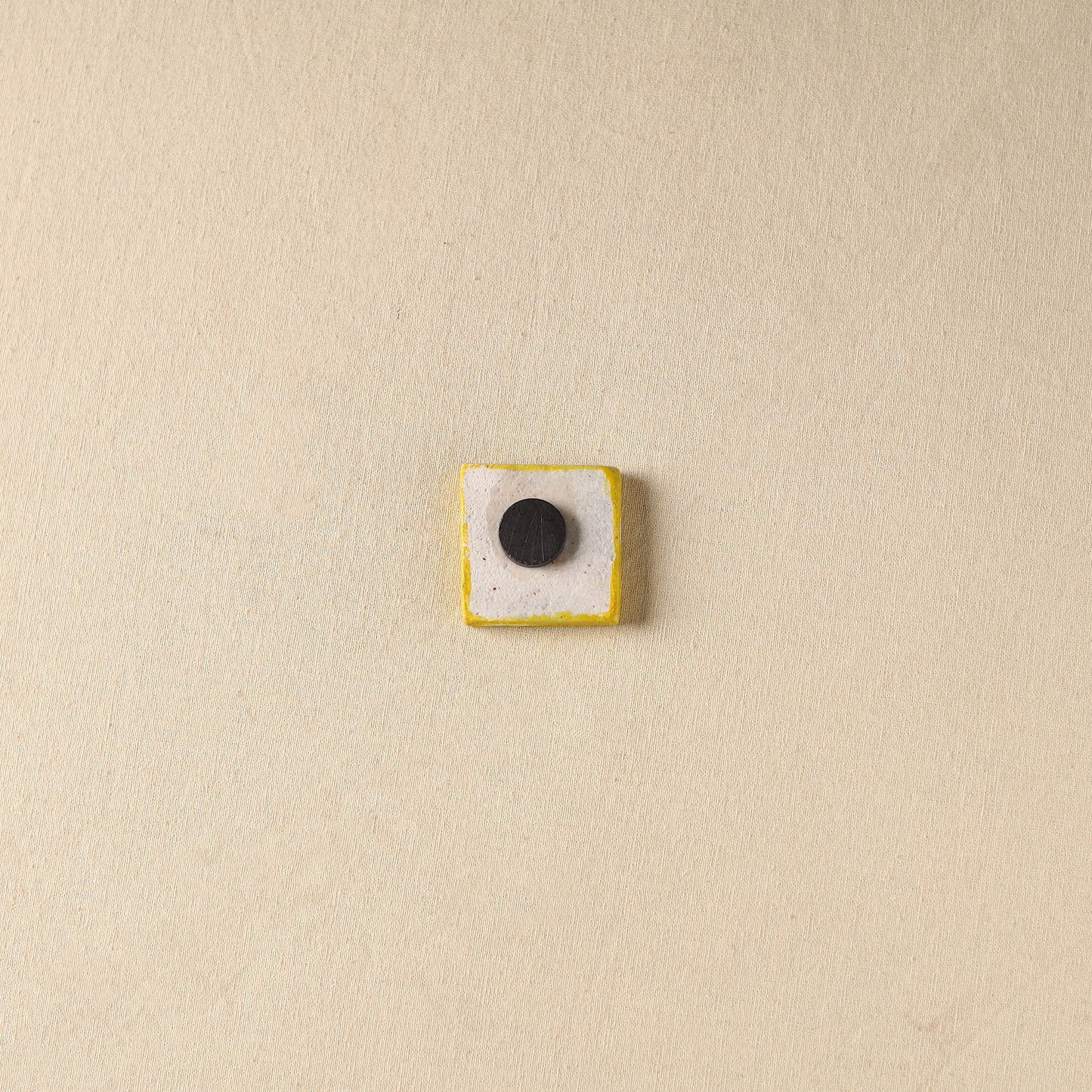 Yellow - Original Blue Pottery Ceramic Fridge Magnet 01