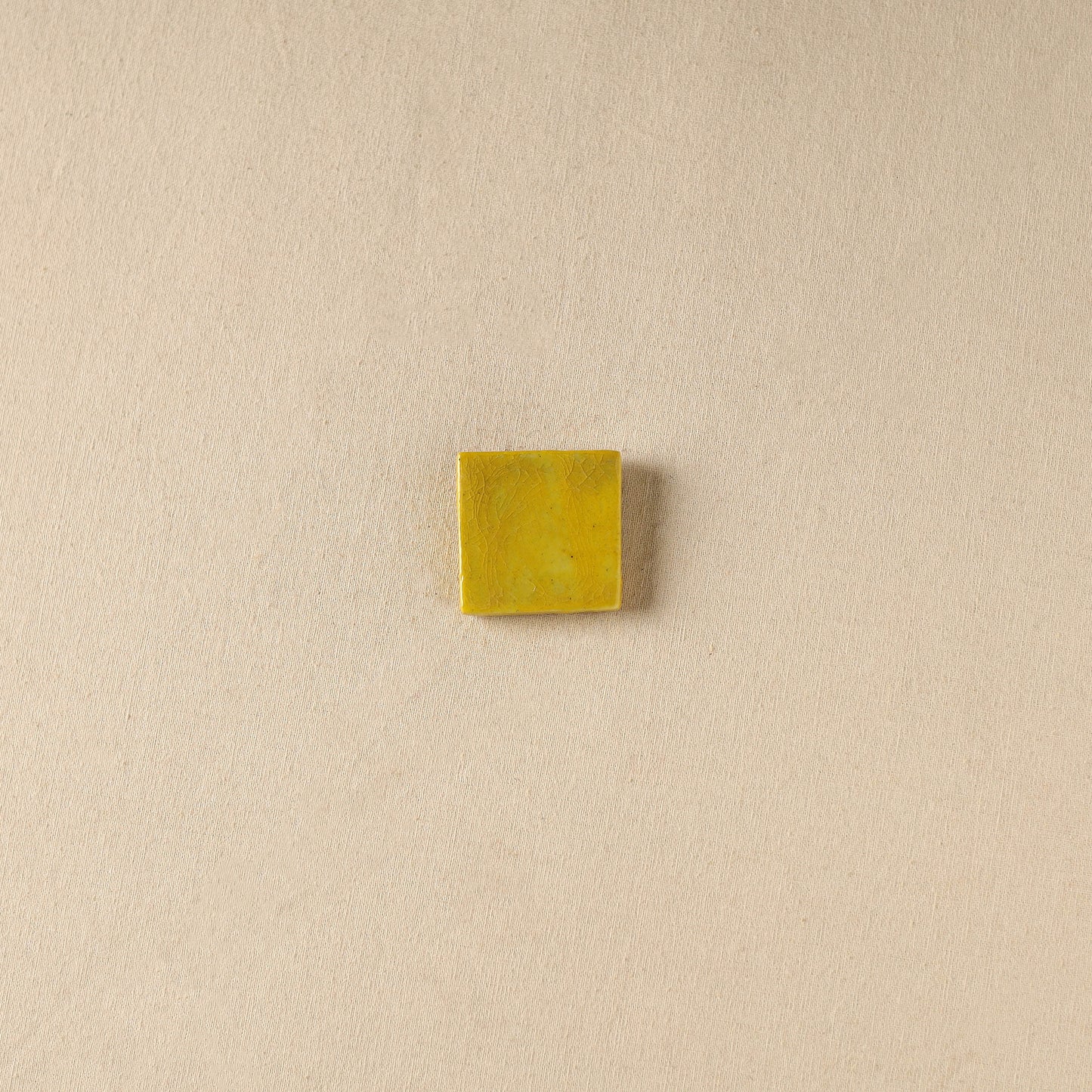 Yellow - Original Blue Pottery Ceramic Fridge Magnet 22