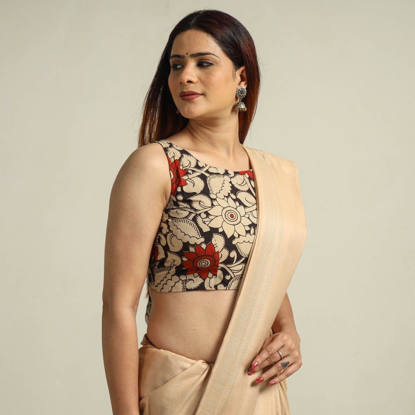 Kalamkari Stitched Blouse