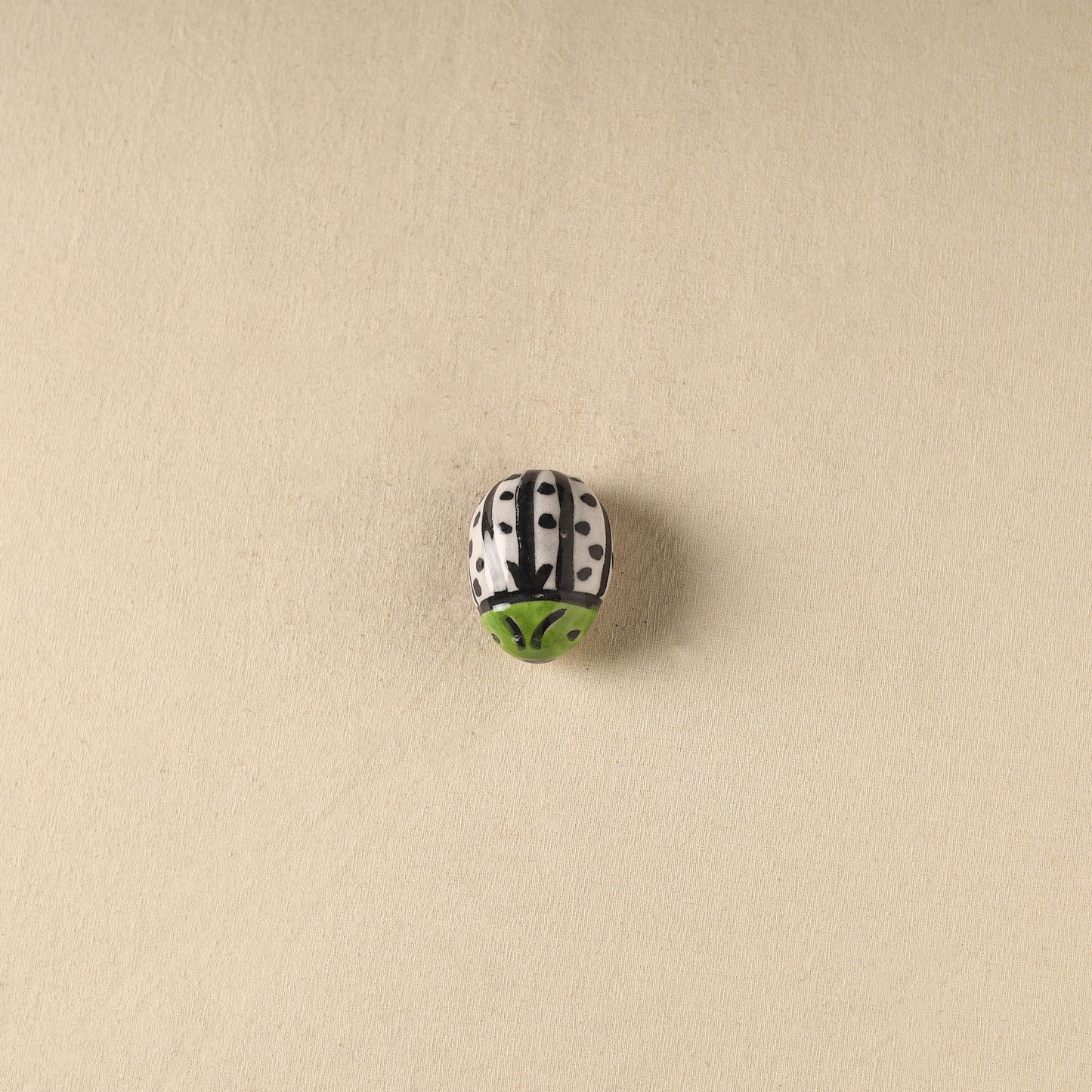 Black - Ladybug Original Blue Pottery Ceramic Fridge Magnet 78