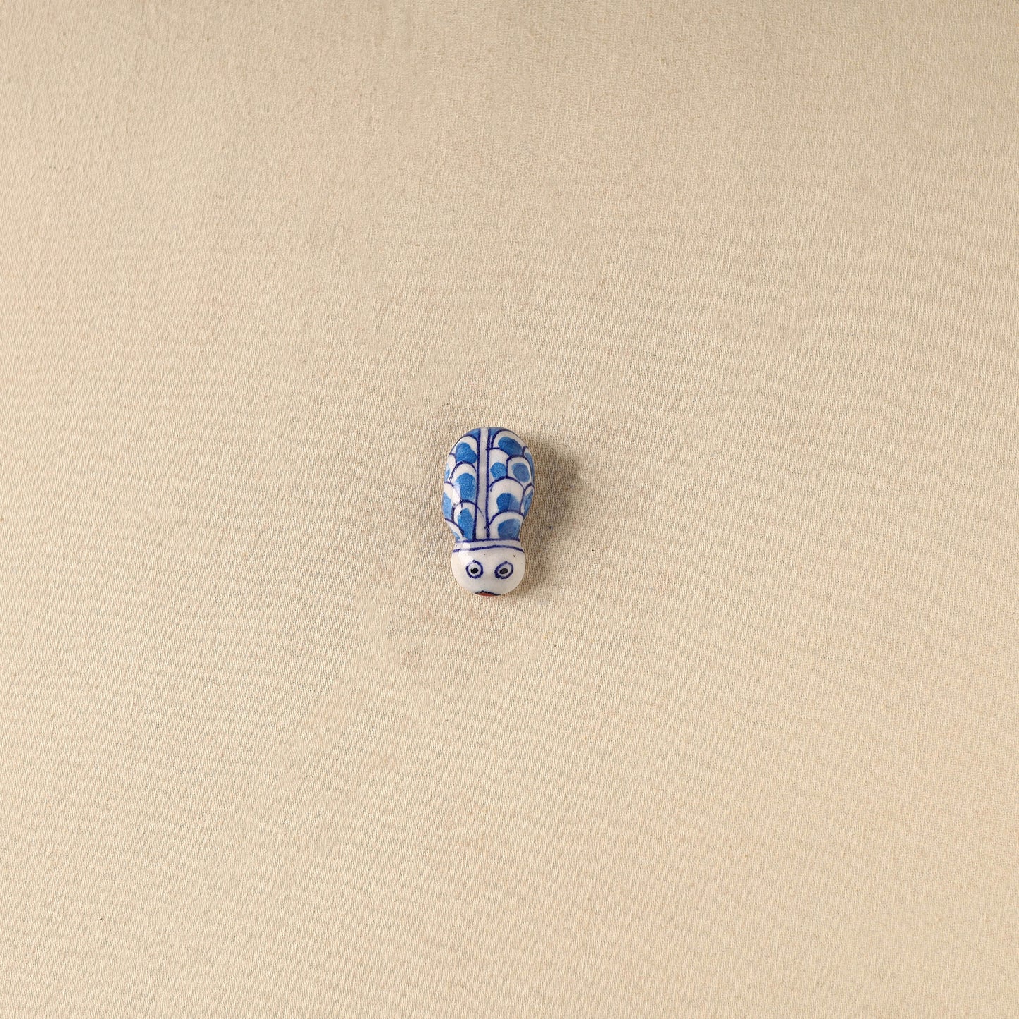 Blue - Ladybug Original Blue Pottery Ceramic Fridge Magnet 80