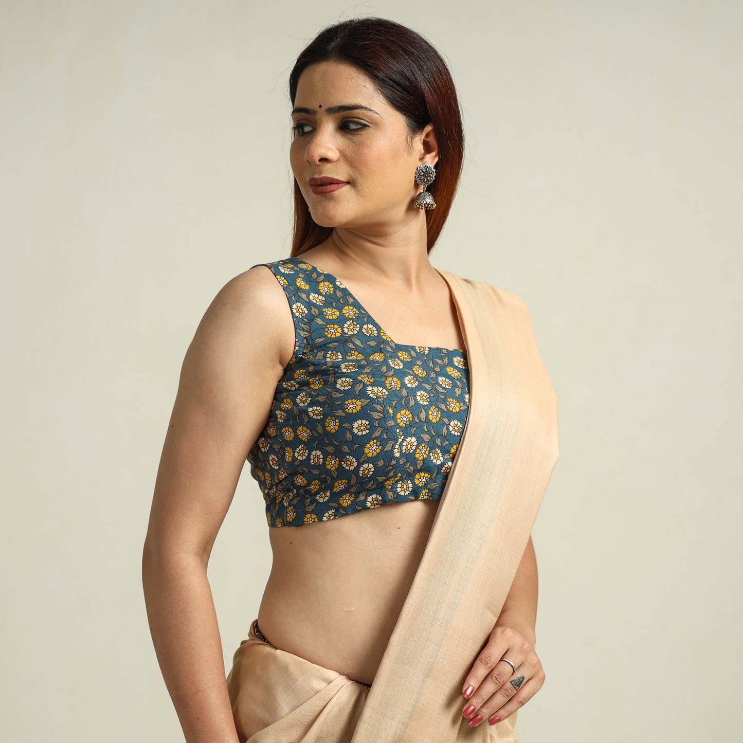 Kalamkari Stitched Blouse