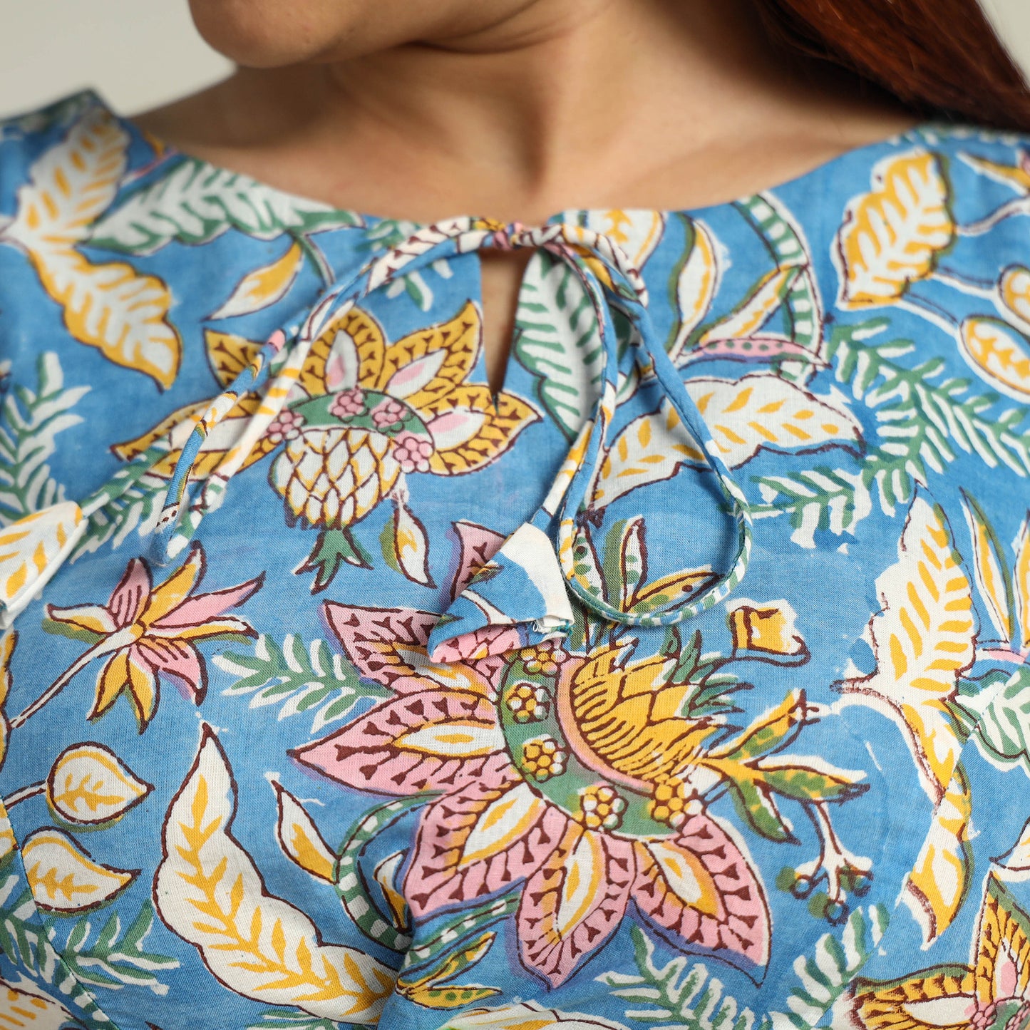 Buy Sanganeri Block Printed Cotton Stitched Blouse 05 Online at iTokri.com
