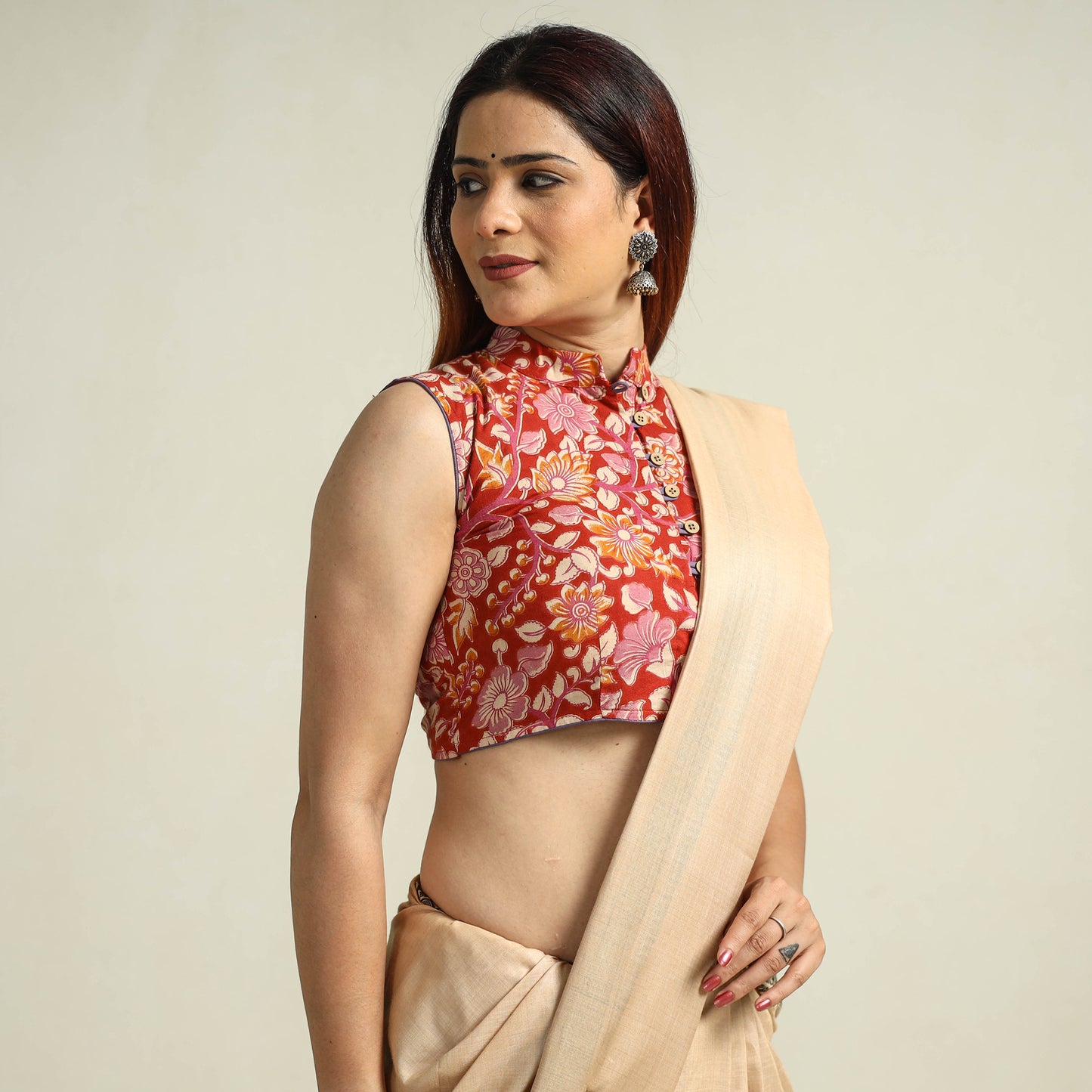Kalamkari Stitched Blouse