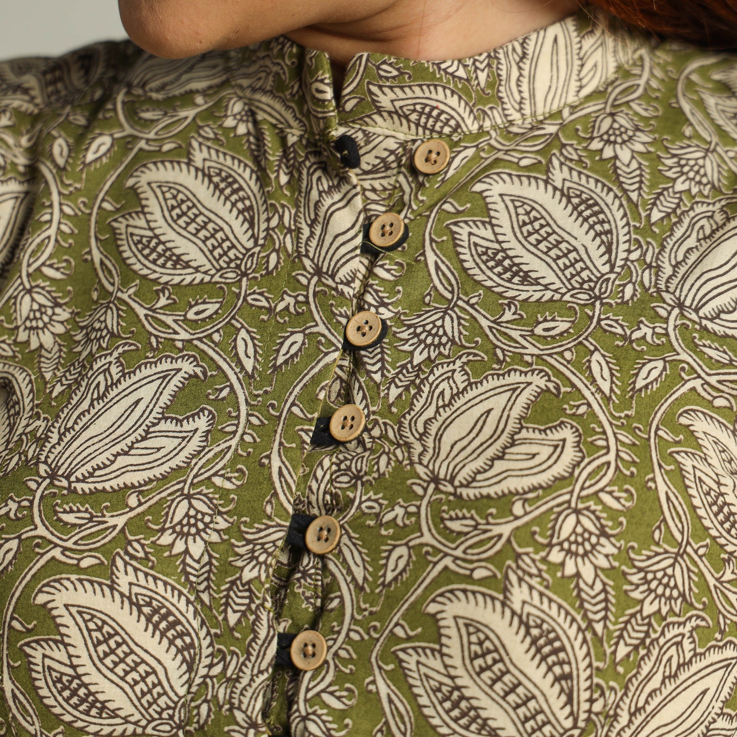 Buy Kalamkari Printed Cotton Stitched Blouse 02 Online at iTokri.com