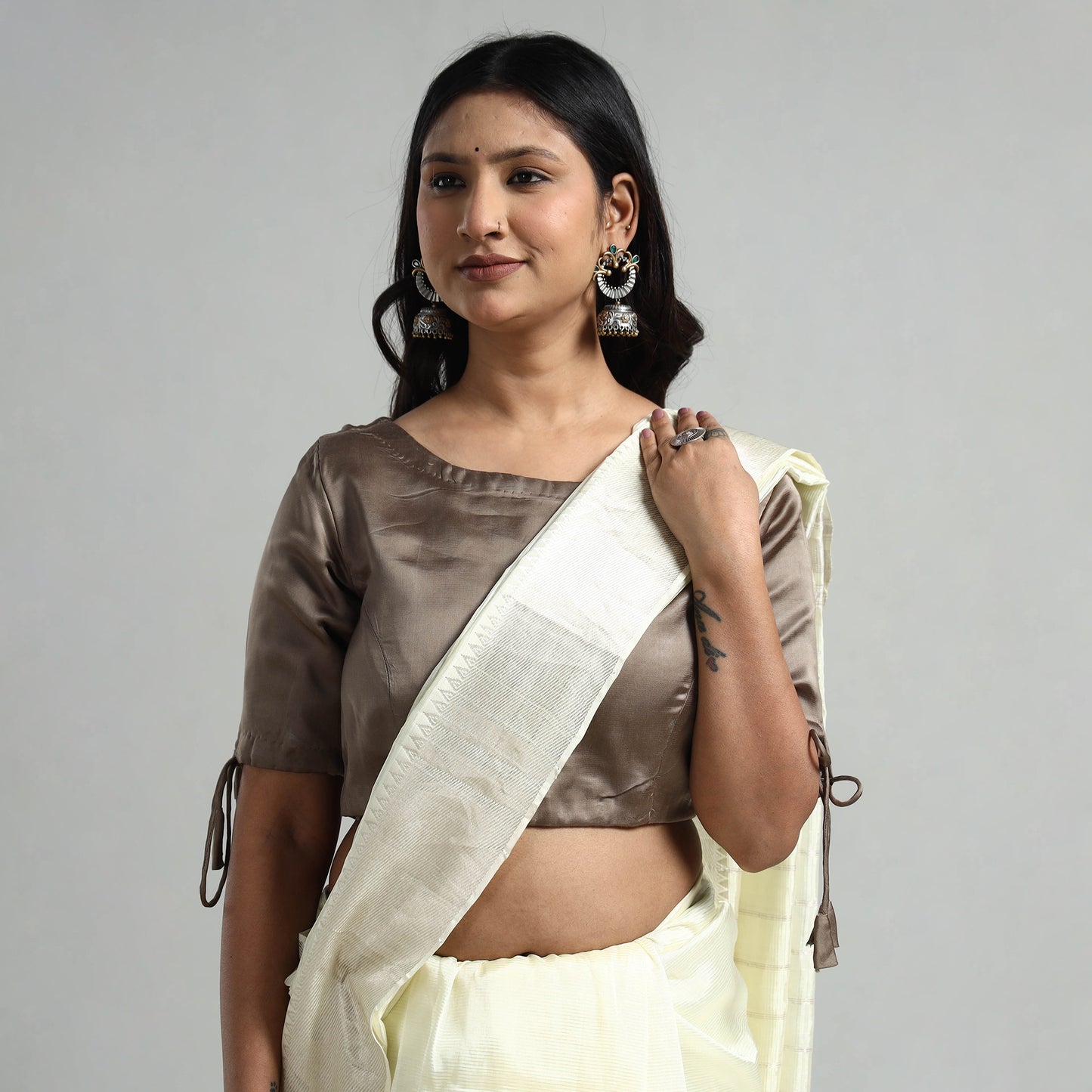 Silk Stitched Blouse