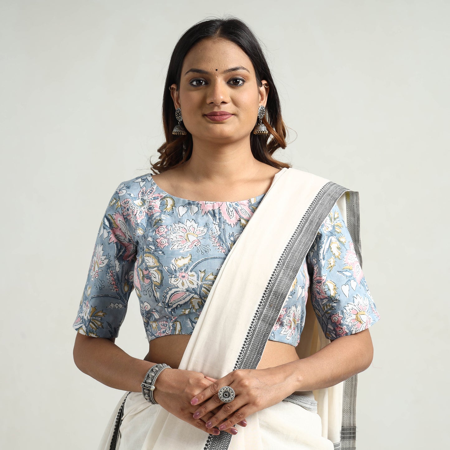 Sanganeri Stitched Blouse