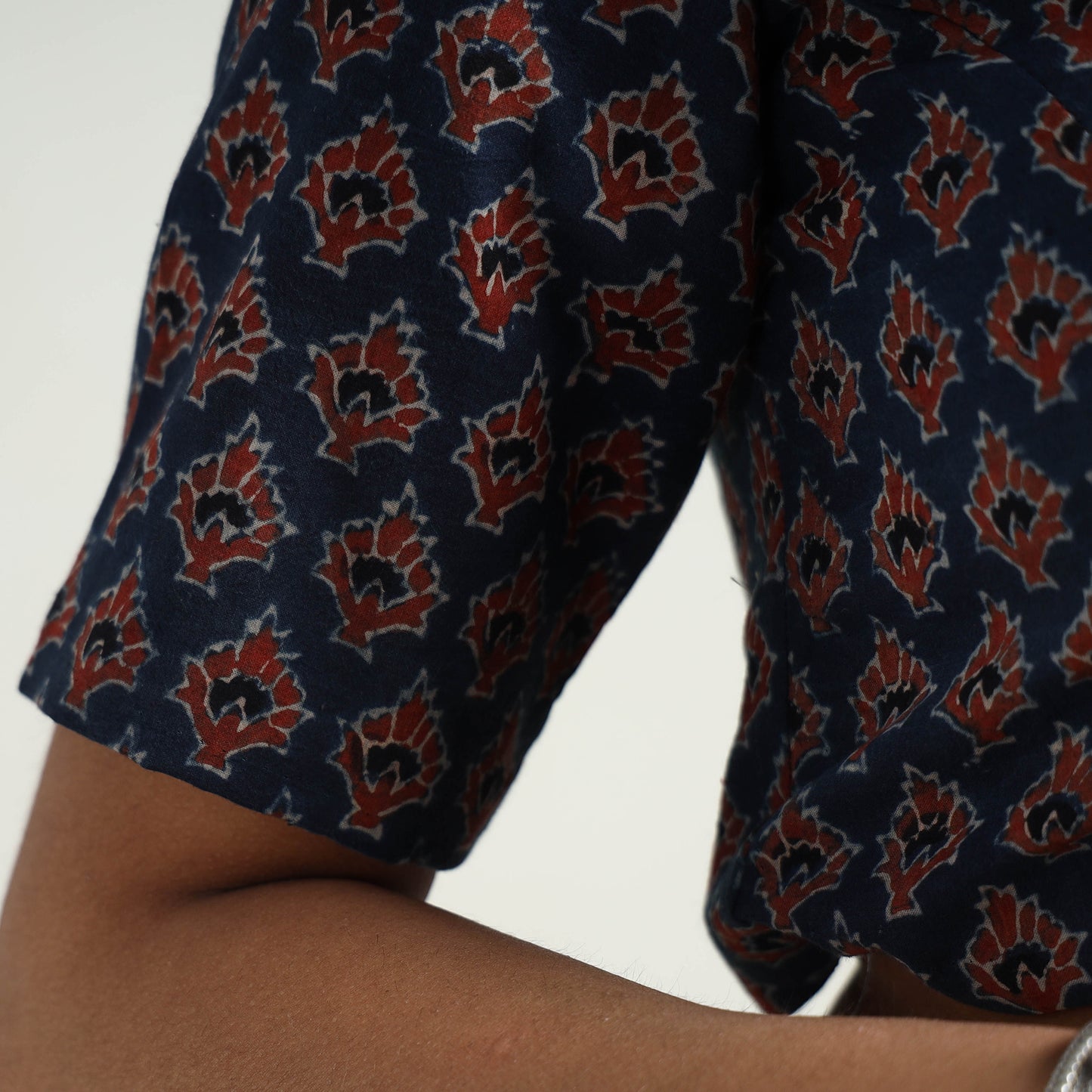 Ajrakh Stitched Blouse