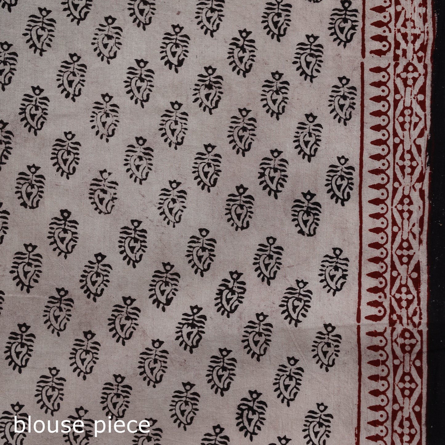Bagh Hand Block Print Natural Dyed Cotton Saree 19