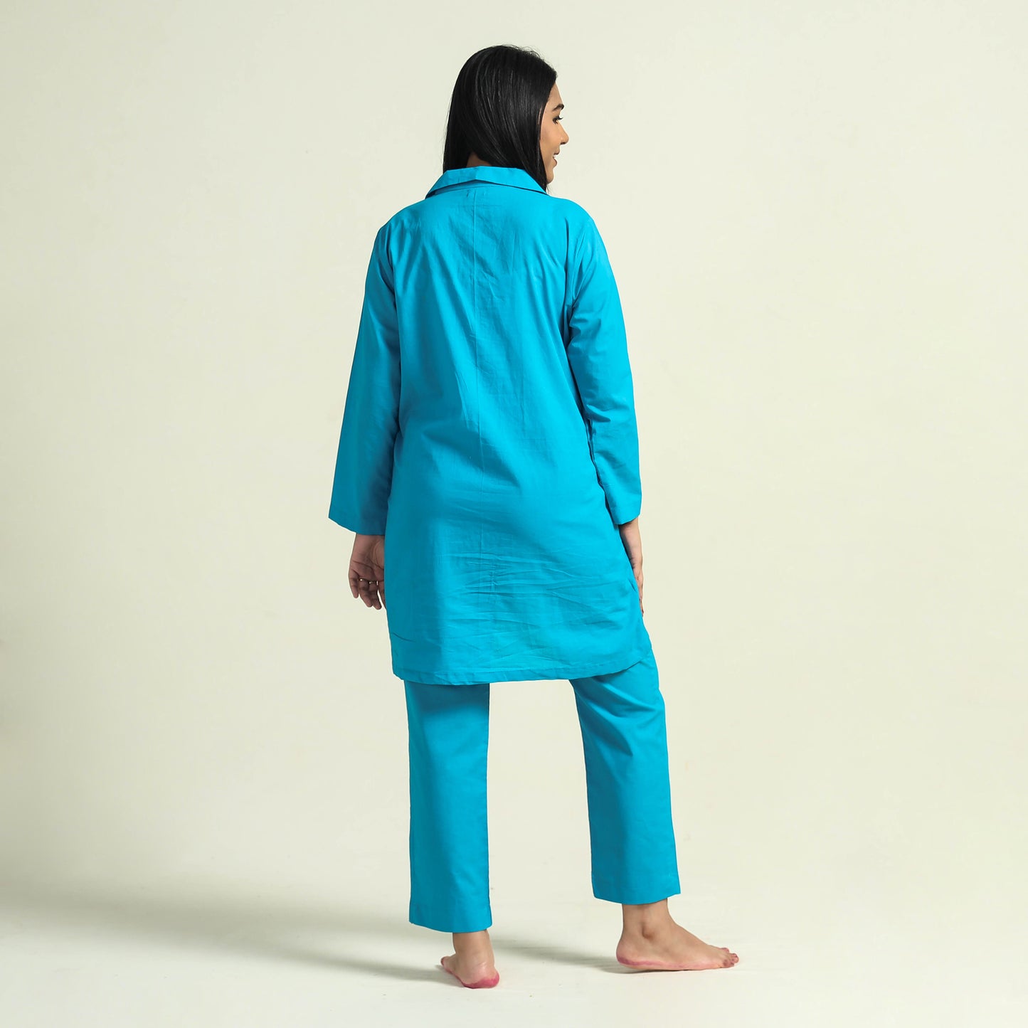Plain Dyed Cotton Co-Ord Set