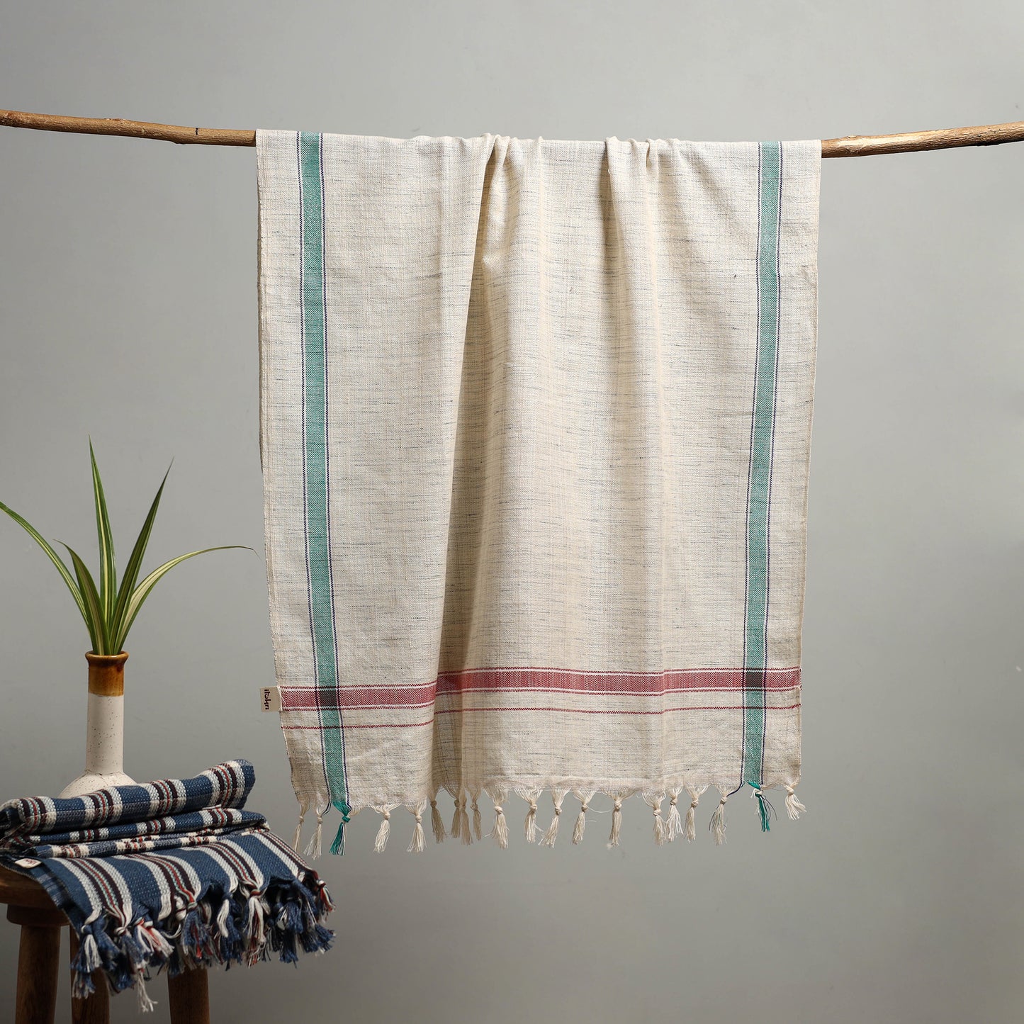 Handloom Fine Cotton Bath Towel 34