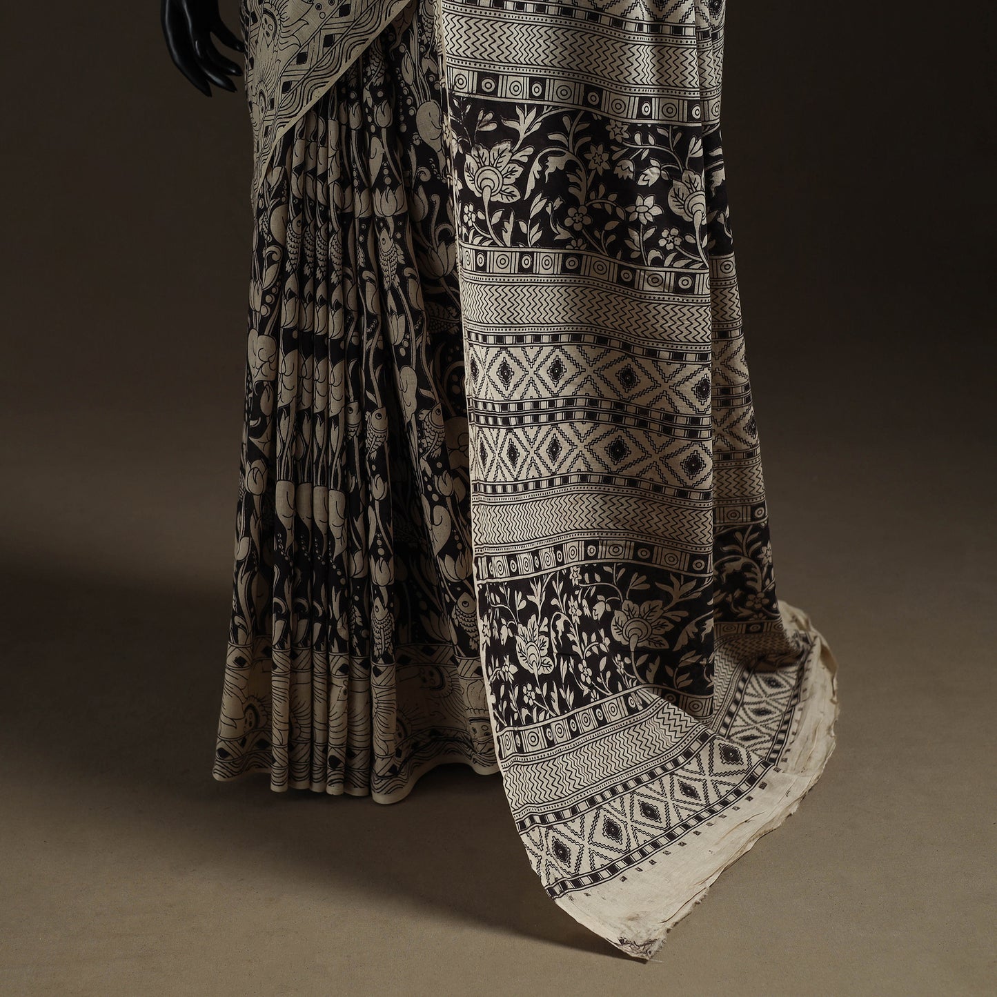 Printed Cotton Kalamkari Saree 25