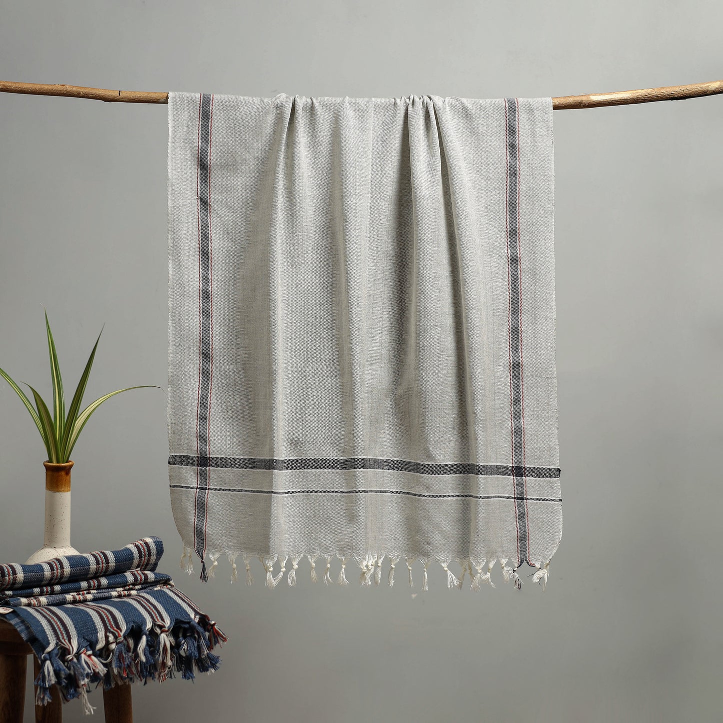 Handloom Fine Cotton Bath Towel 37
